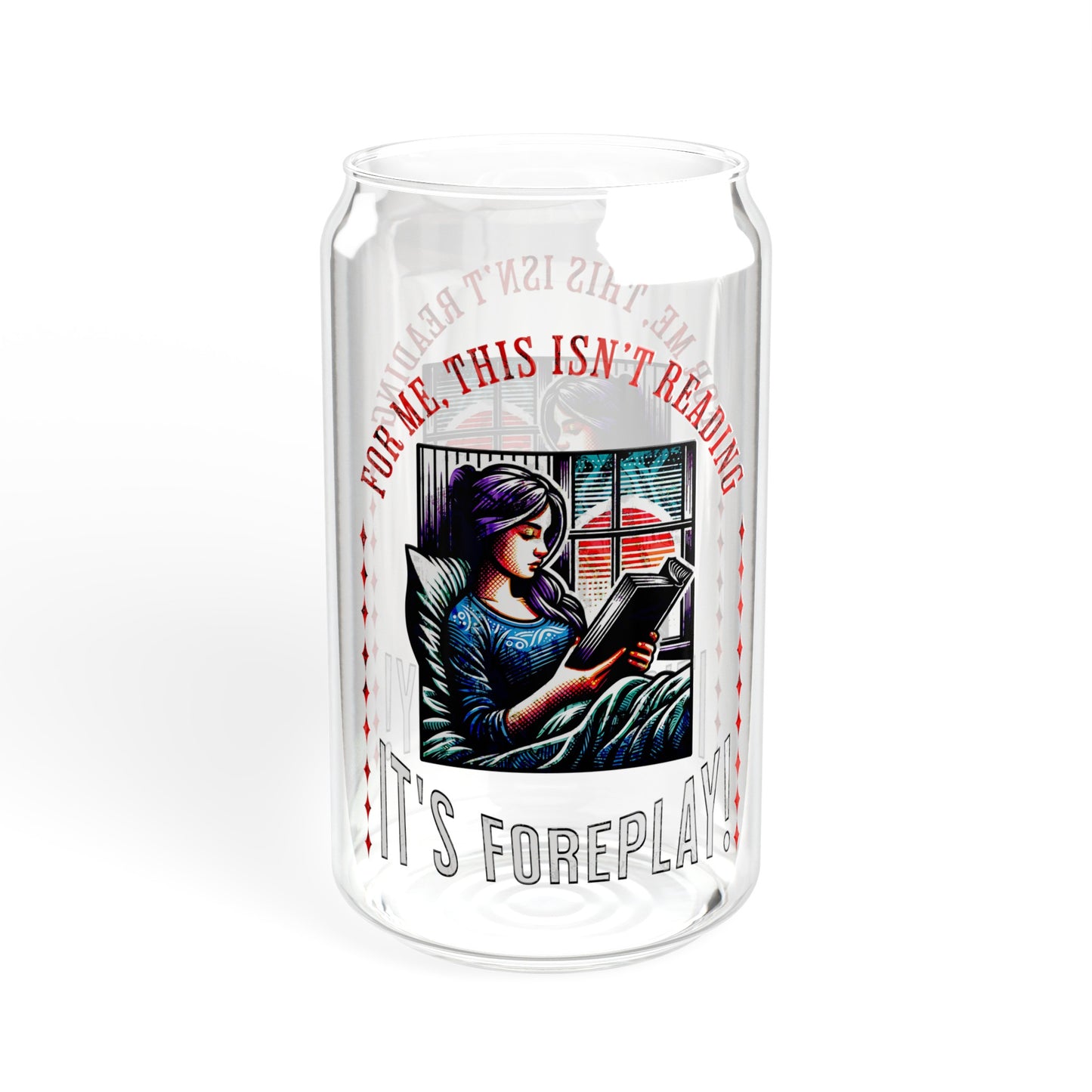 This ain't Reading... Sipper Glass - Bookslut Shirts