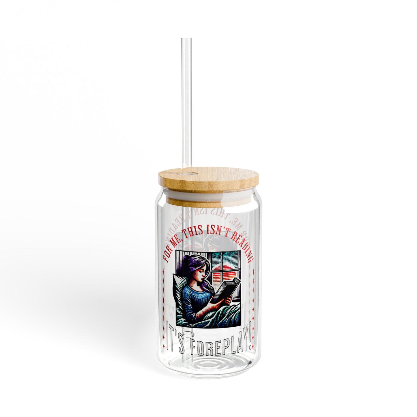 This ain't Reading... Sipper Glass - Bookslut Shirts
