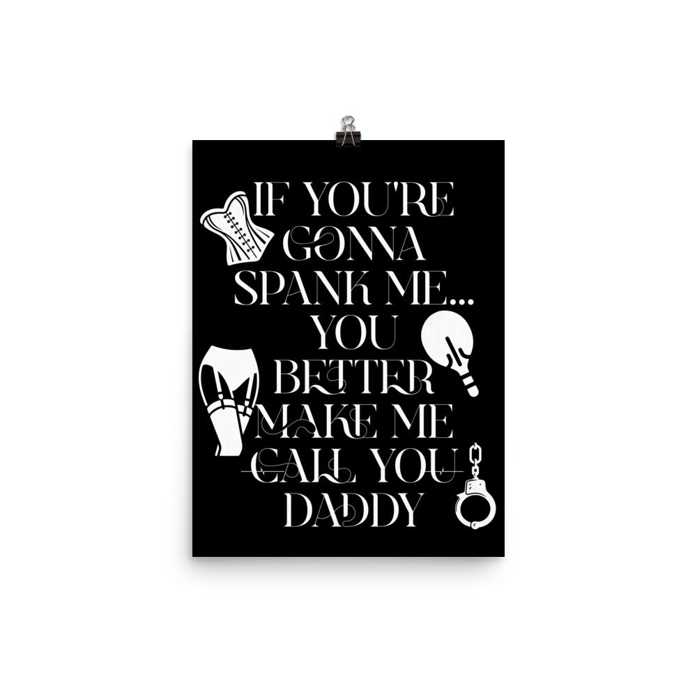 Spank Me Daddy Poster