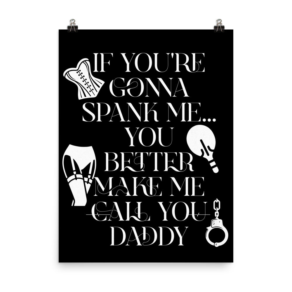 Spank Me Daddy Poster