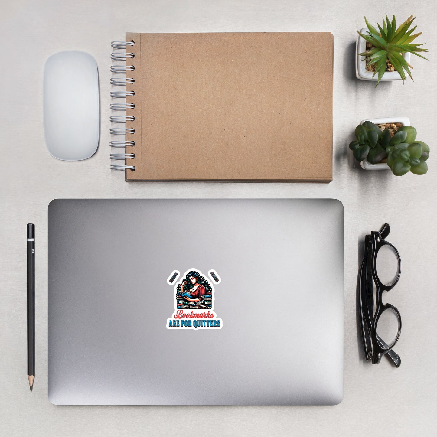 Bookmarks are for Quitters Stickers