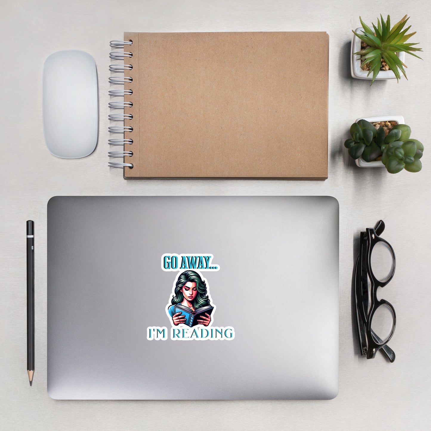 I'm Reading Stickers - Bookslut Shirts