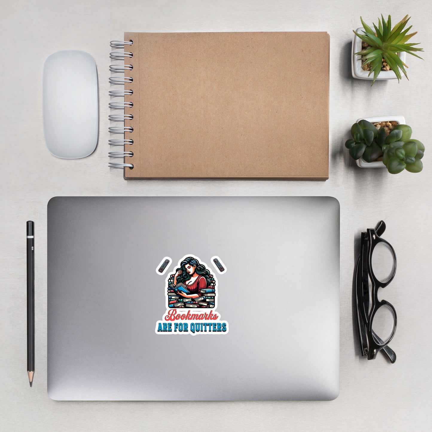 Bookmarks are for Quitters Stickers