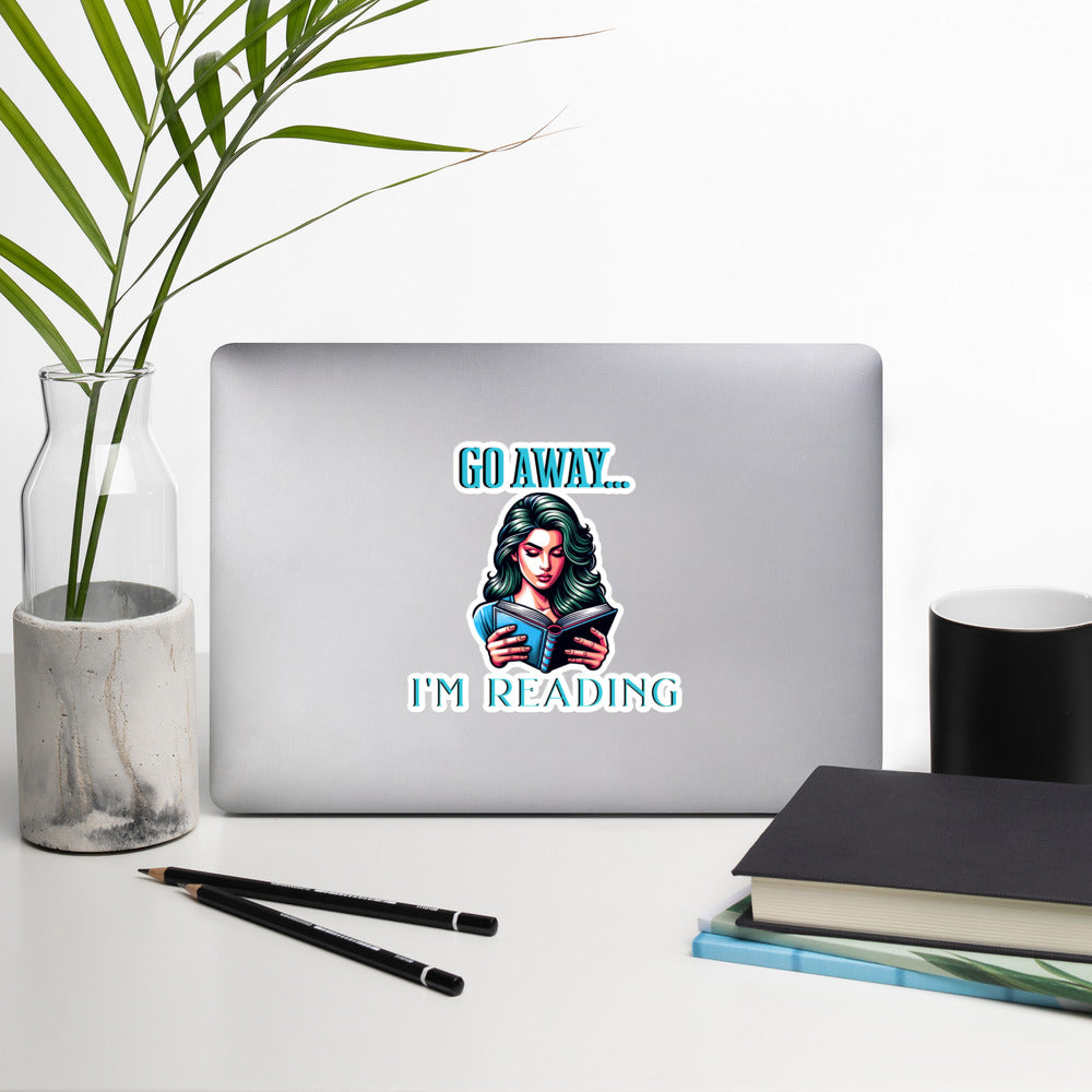 I'm Reading Stickers - Bookslut Shirts
