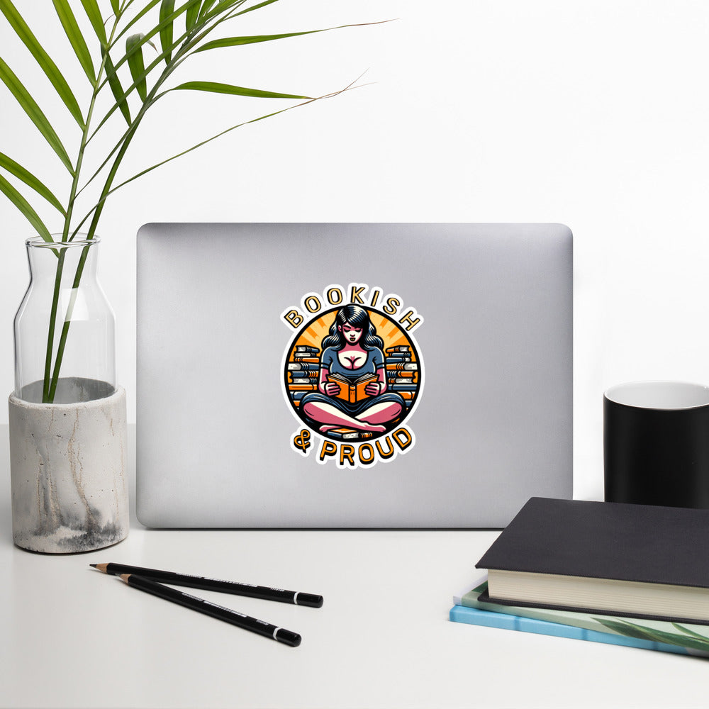 Bookish & Proud Stickers - Bookslut Shirts