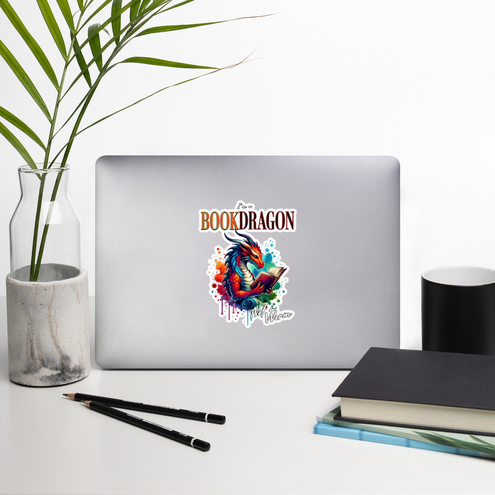 I'm a Book Dragon Stickers