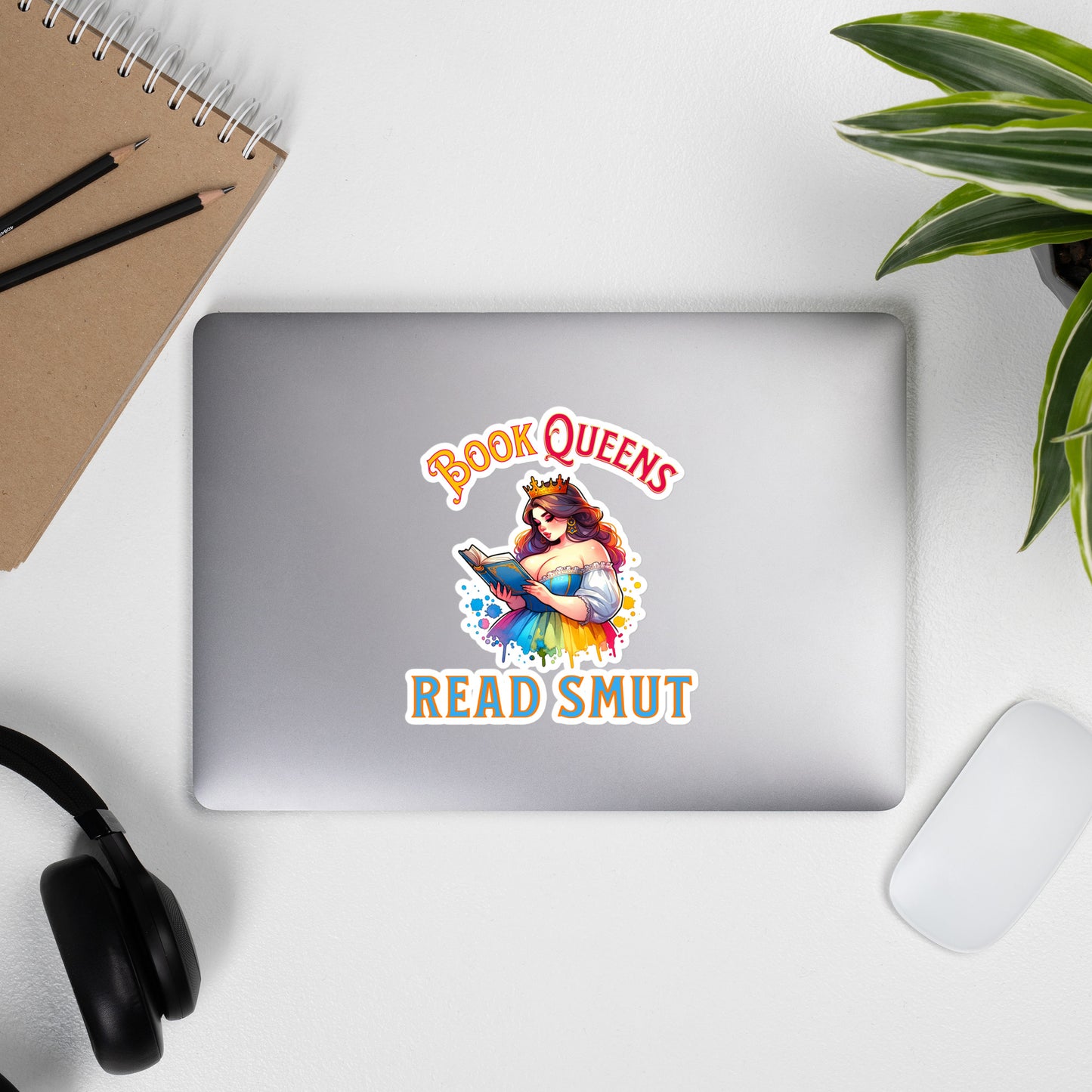 Book Queens Read Smut Bubble-free stickers