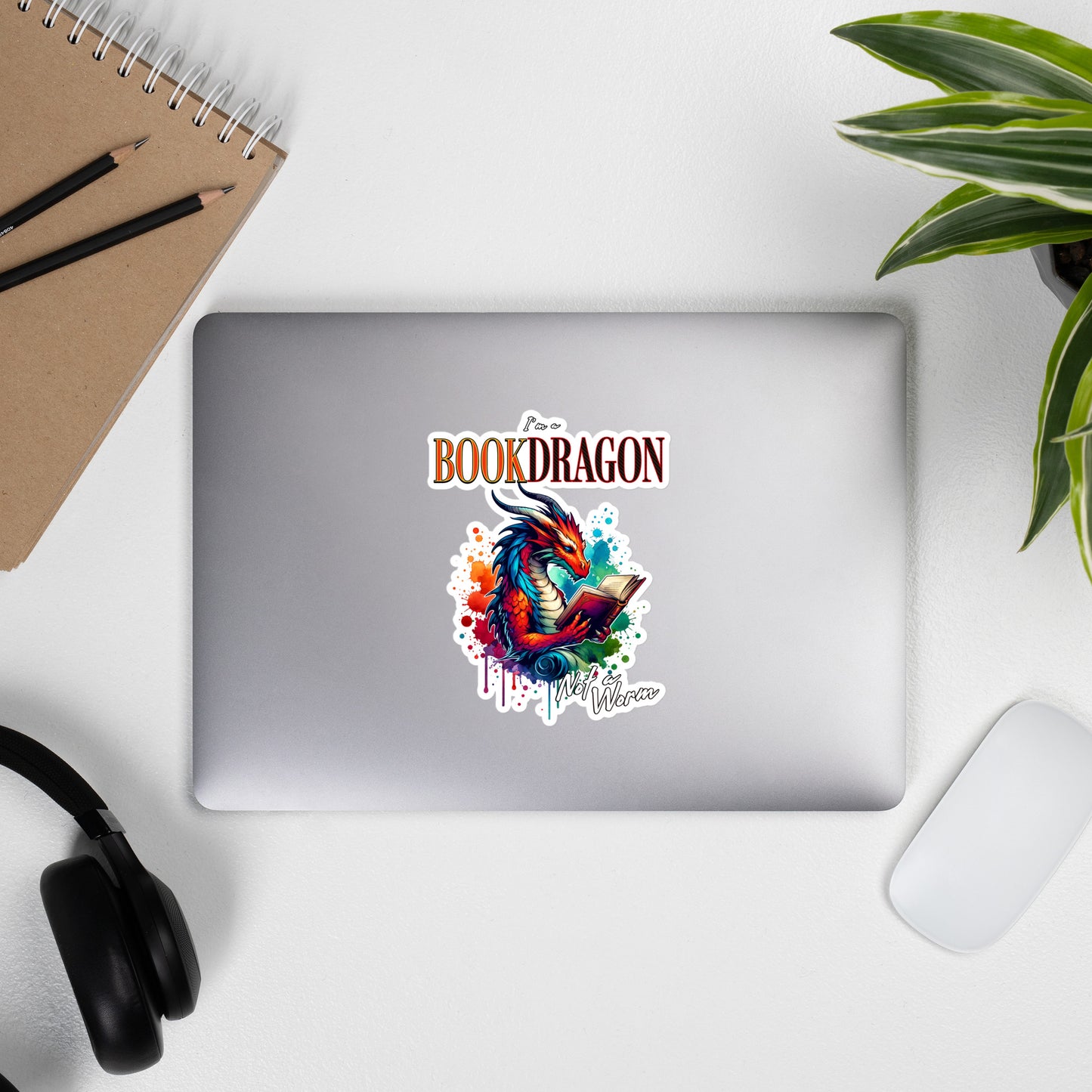 I'm a Book Dragon Stickers