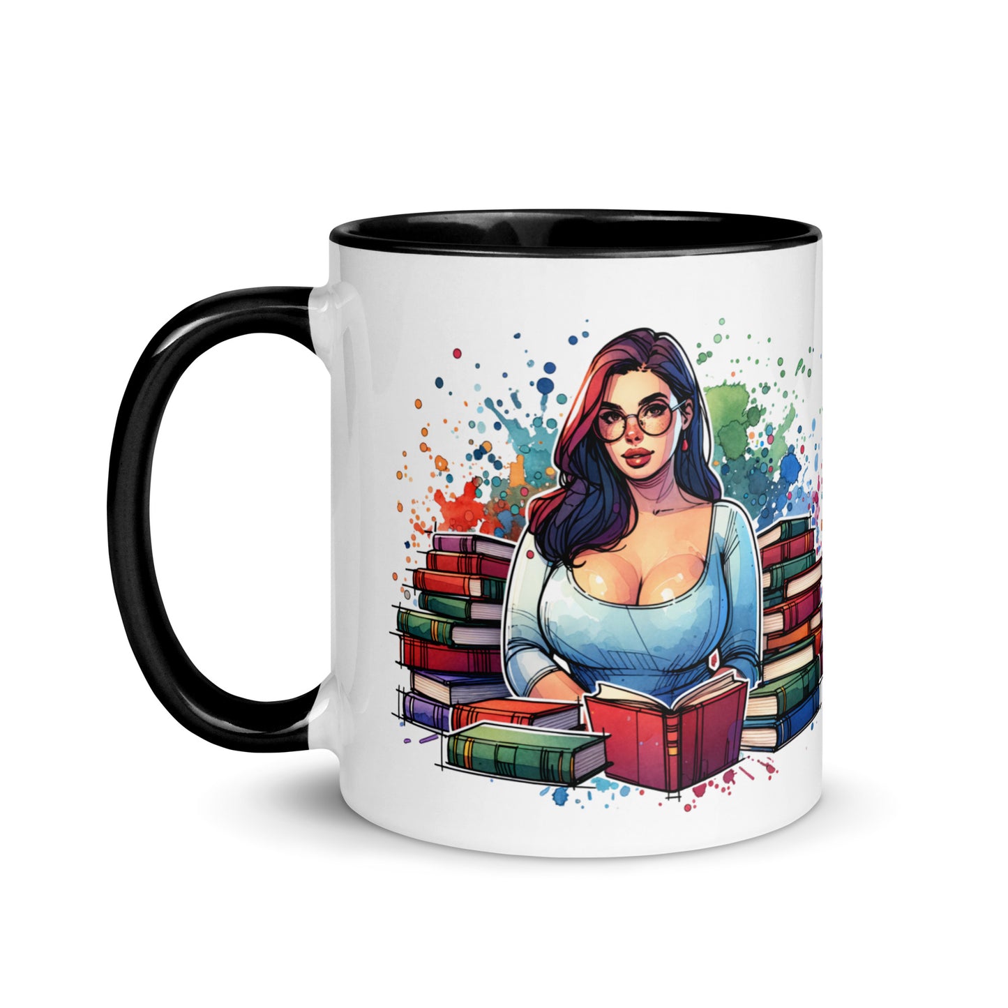 Buy Me Books Mug with Color Inside