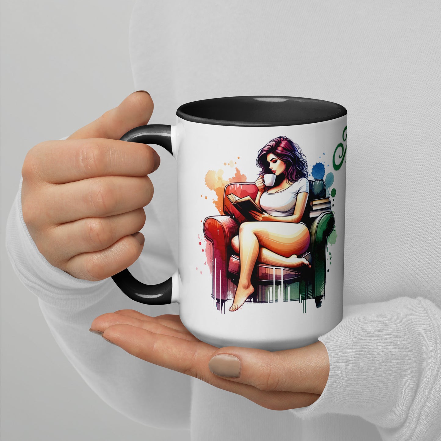 My Weekend Plans Mug with Color Inside