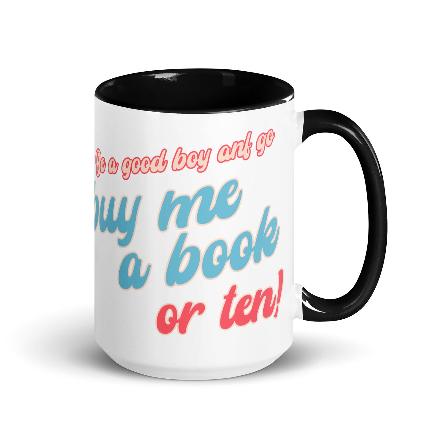 Buy Me Books Mug with Color Inside