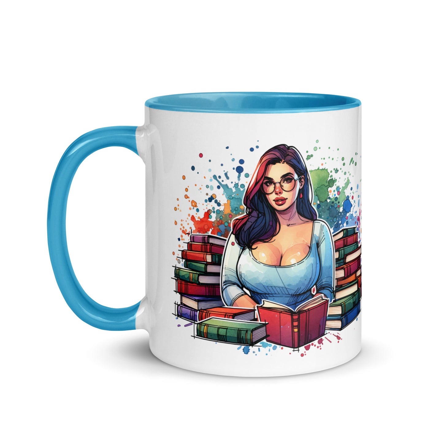 Buy Me Books Mug with Color Inside