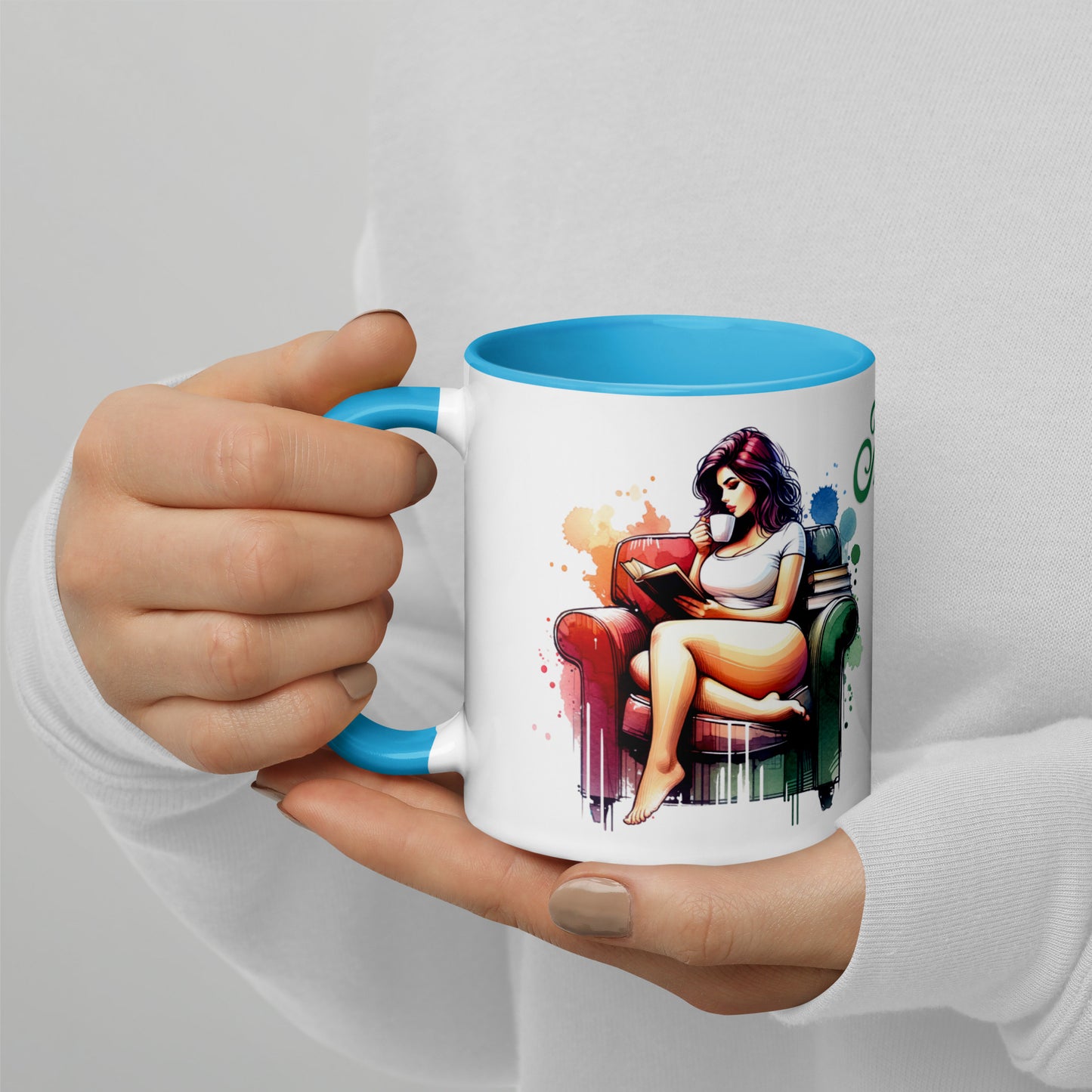 My Weekend Plans Mug with Color Inside