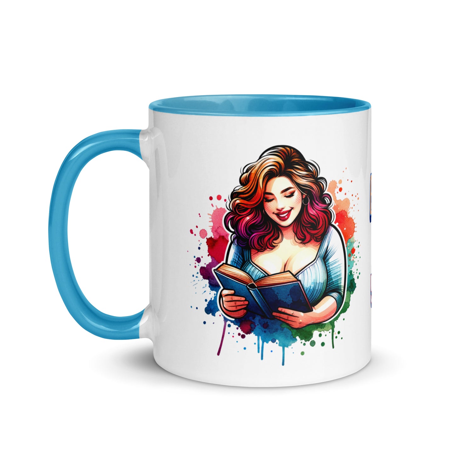 Books Make Me Happy, You Not So Much Mug with Color Inside