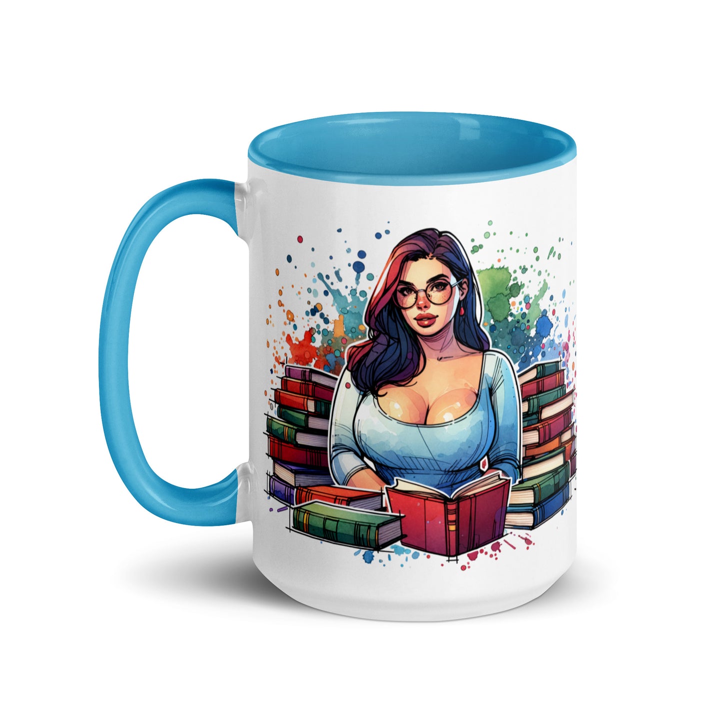 Buy Me Books Mug with Color Inside