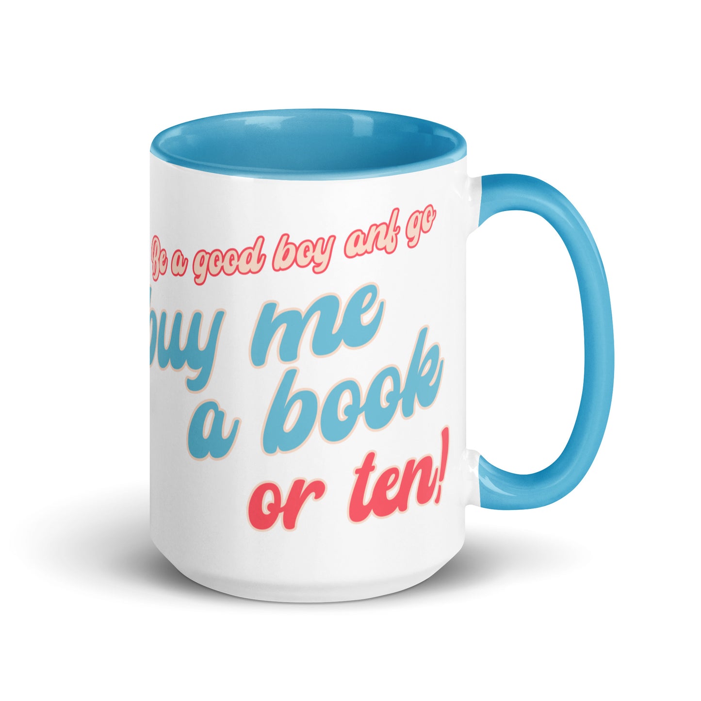 Buy Me Books Mug with Color Inside