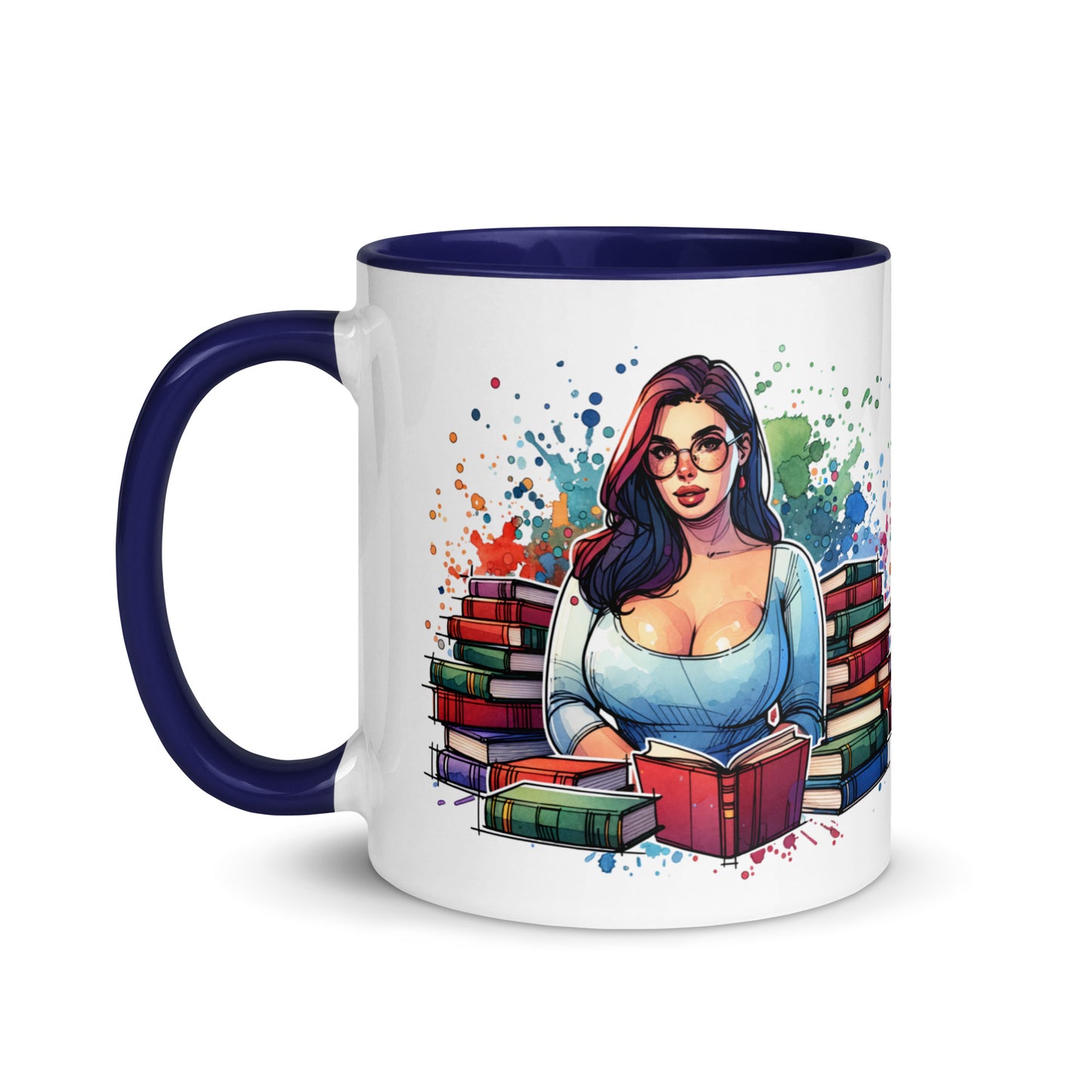 Buy Me Books Mug with Color Inside