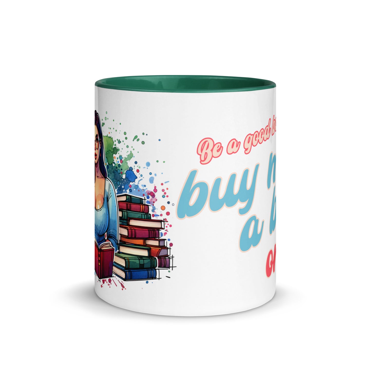 Buy Me Books Mug with Color Inside
