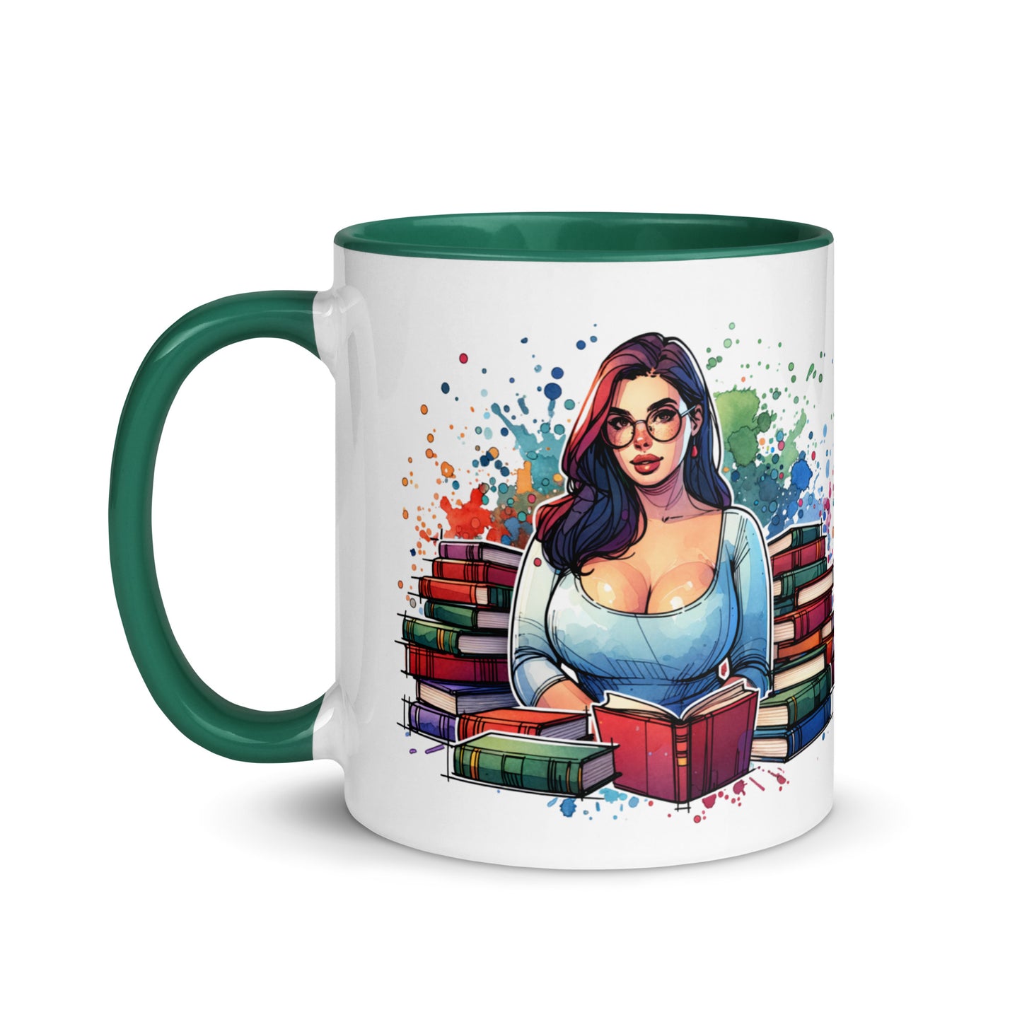Buy Me Books Mug with Color Inside