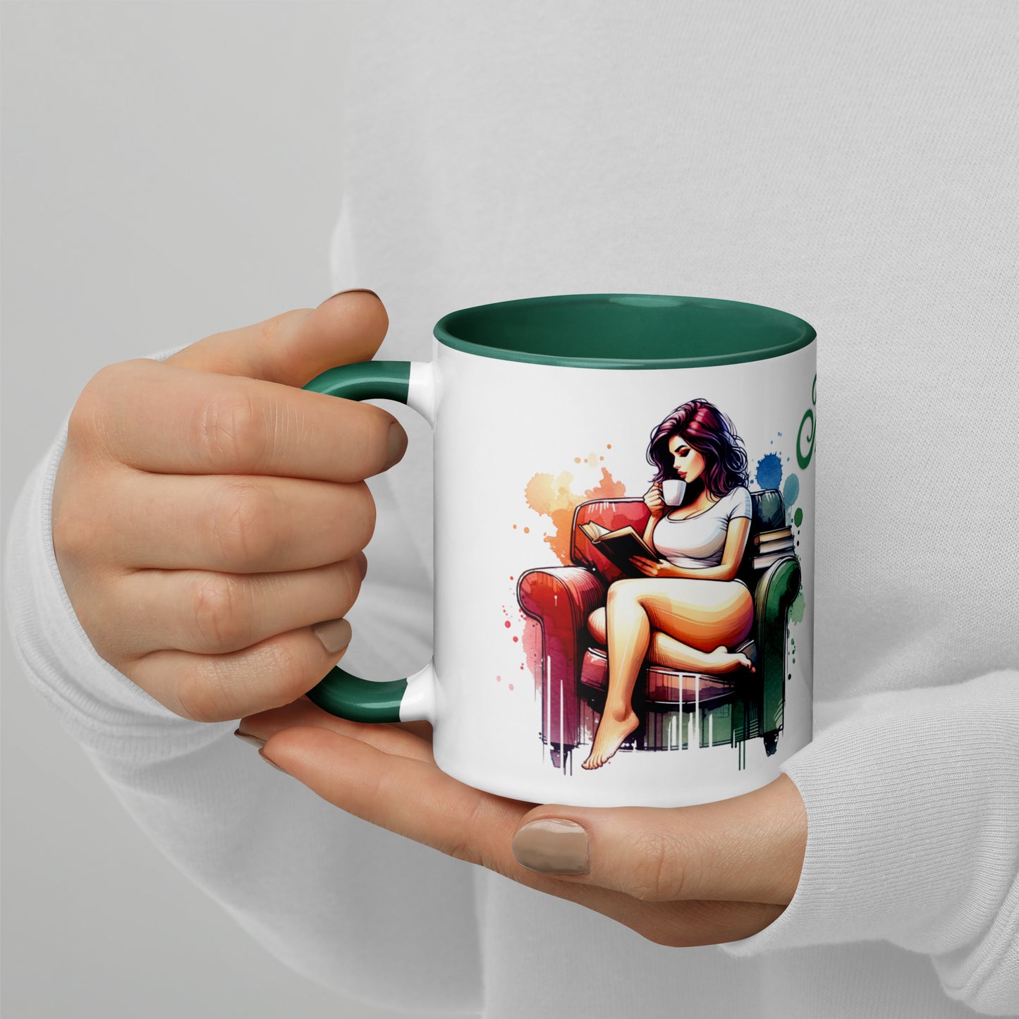 My Weekend Plans Mug with Color Inside