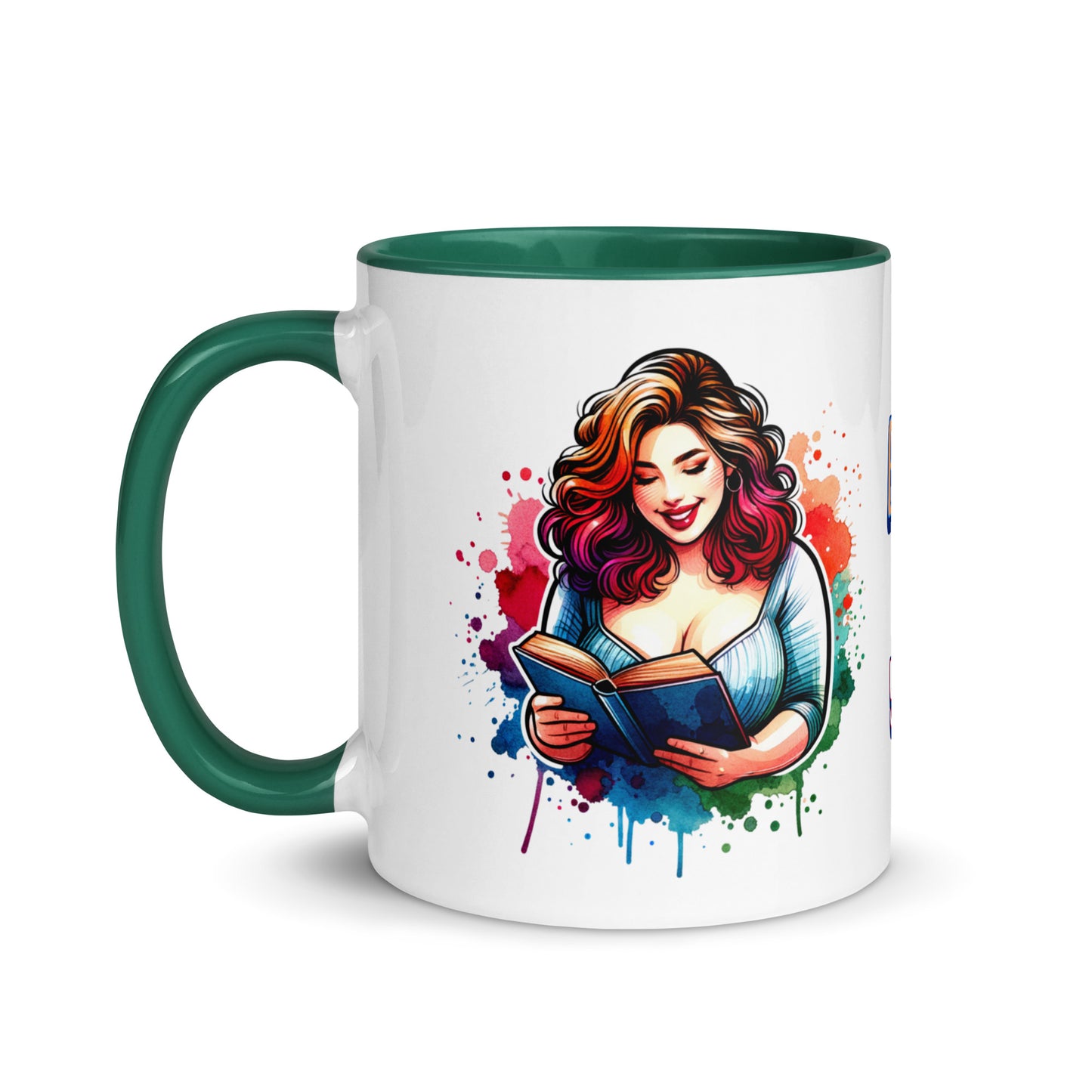 Books Make Me Happy, You Not So Much Mug with Color Inside