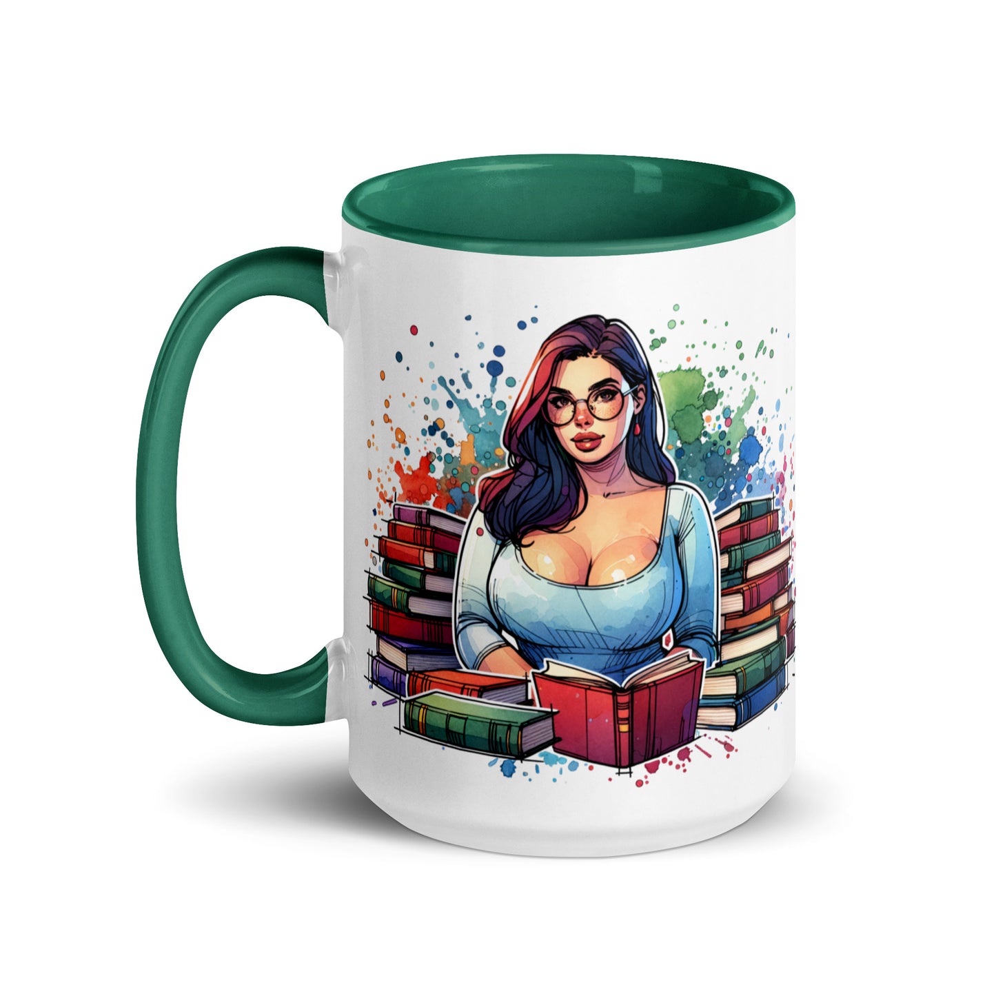 Buy Me Books Mug with Color Inside