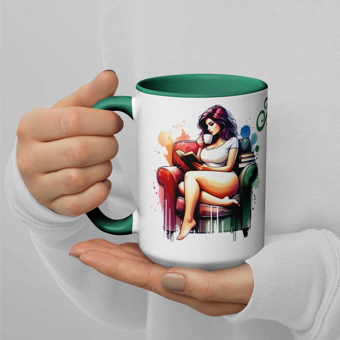 My Weekend Plans Mug with Color Inside