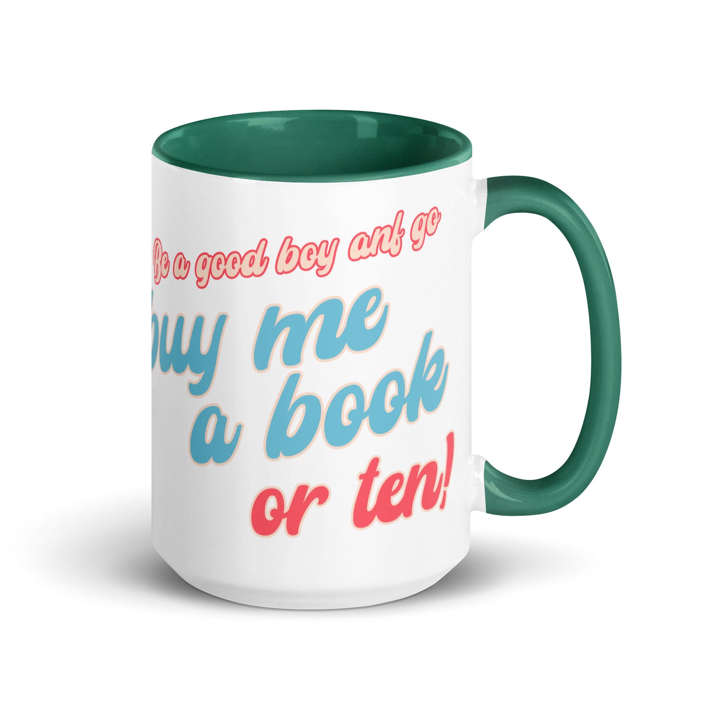 Buy Me Books Mug with Color Inside