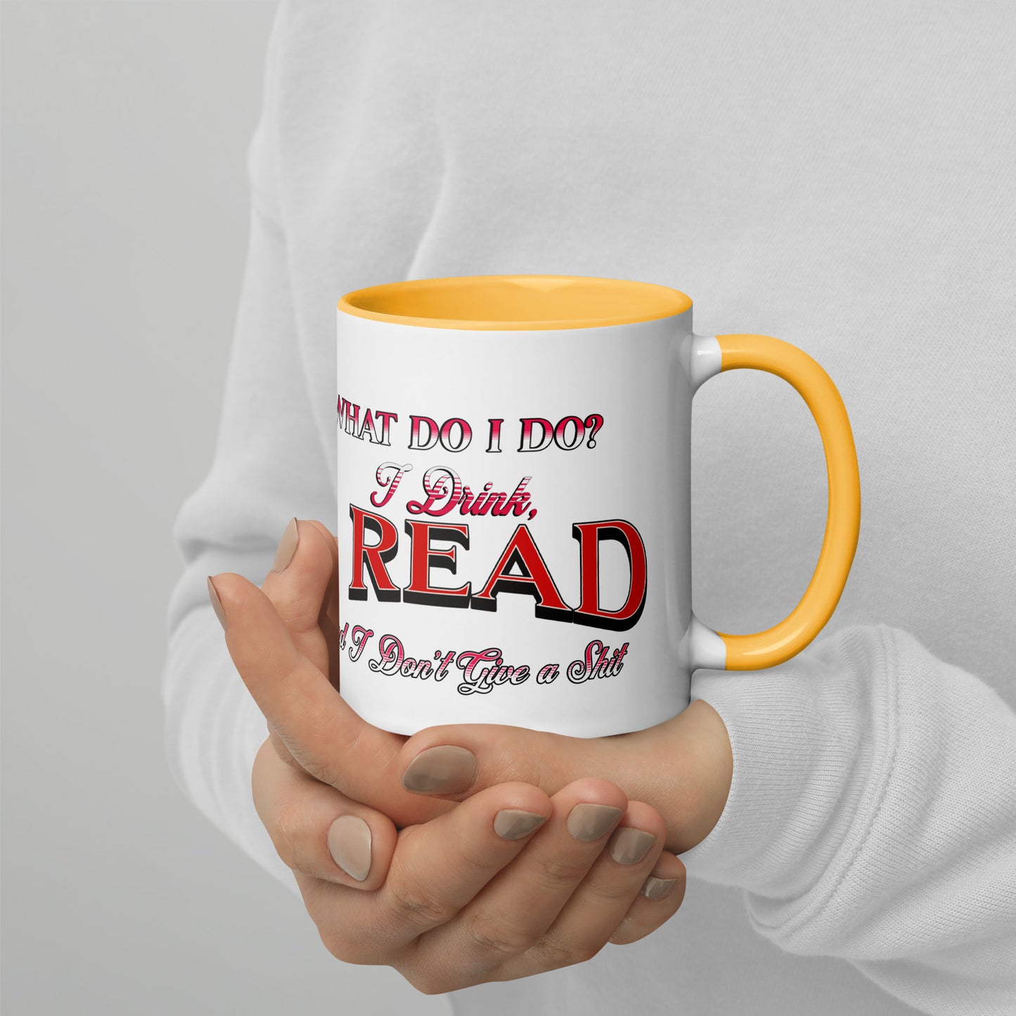 What do i do? Mug with Color Inside