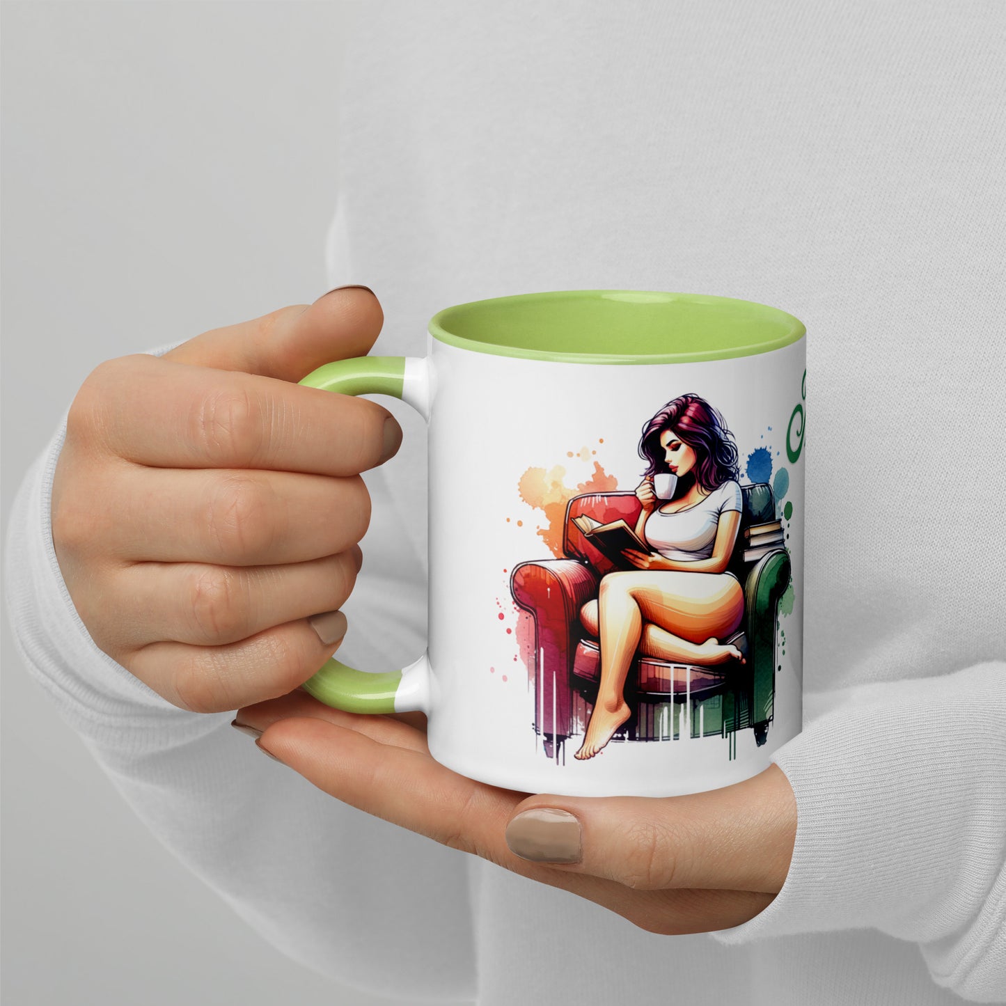 My Weekend Plans Mug with Color Inside
