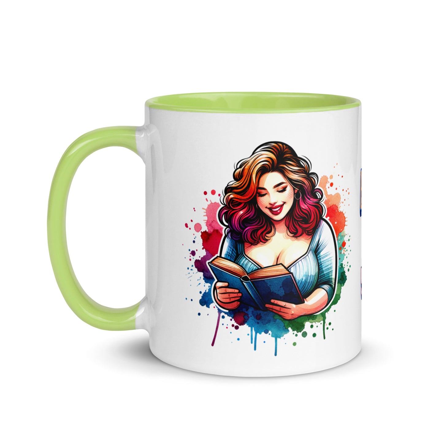 Books Make Me Happy, You Not So Much Mug with Color Inside