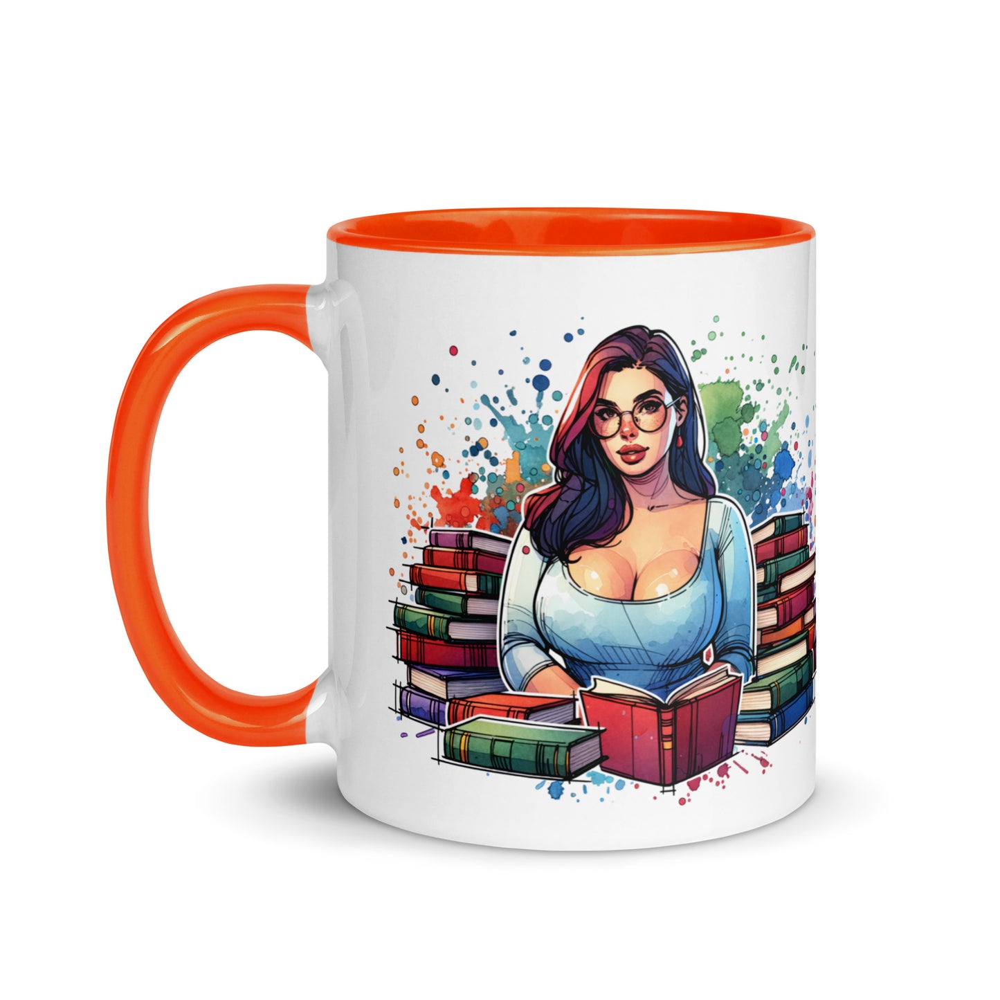 Buy Me Books Mug with Color Inside