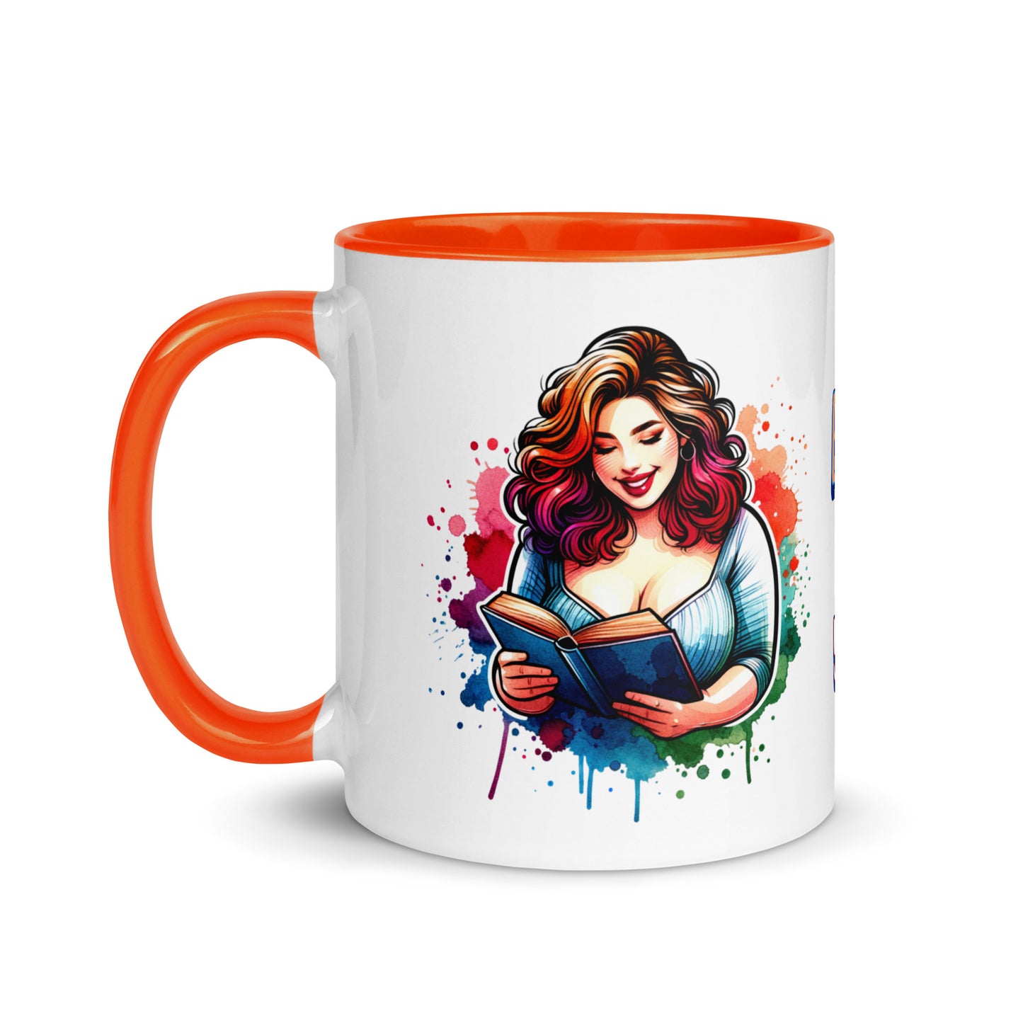 Books Make Me Happy, You Not So Much Mug with Color Inside