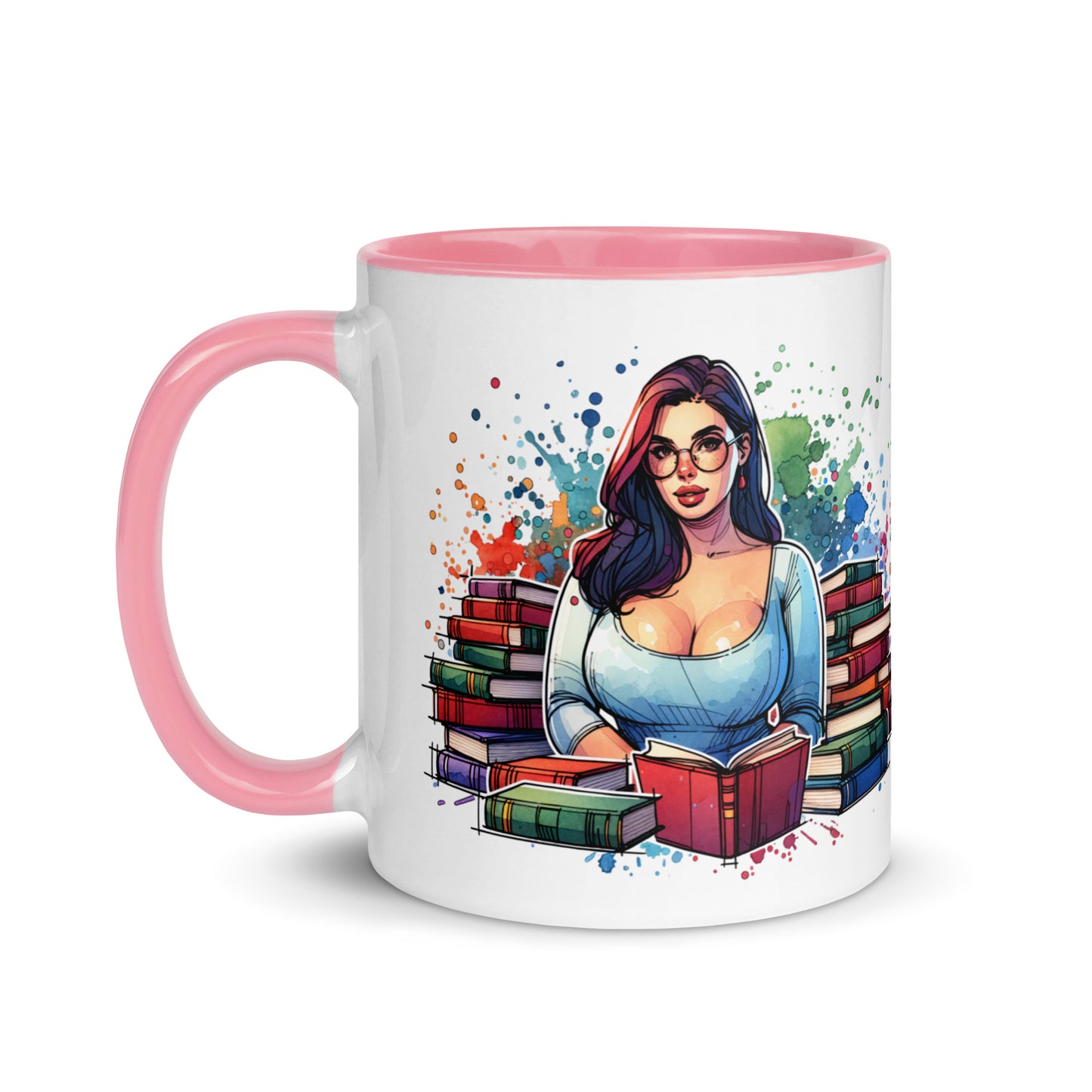 Buy Me Books Mug with Color Inside