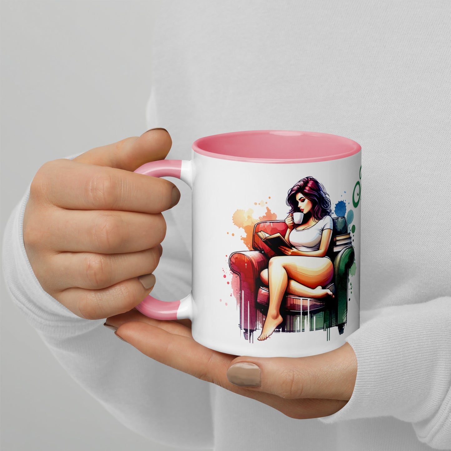 My Weekend Plans Mug with Color Inside
