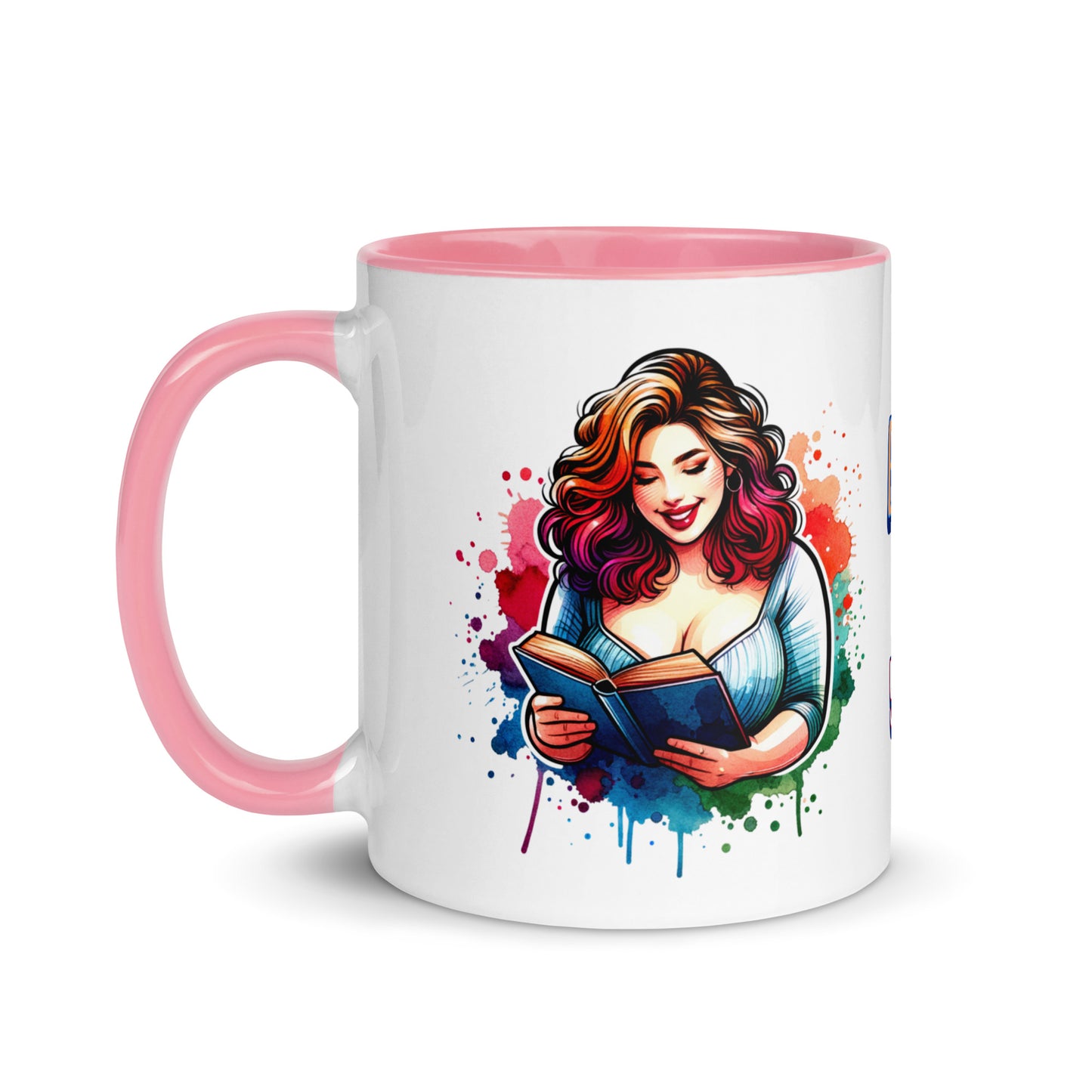 Books Make Me Happy, You Not So Much Mug with Color Inside