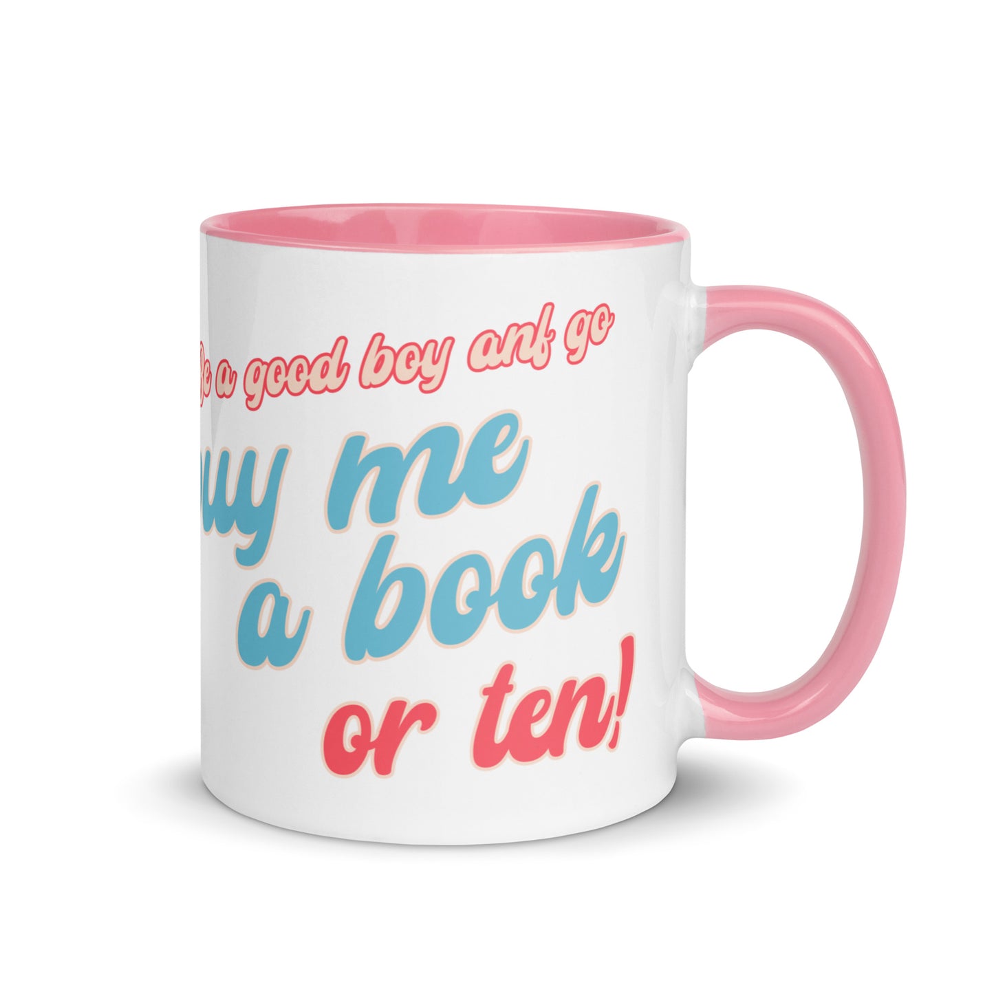 Buy Me Books Mug with Color Inside