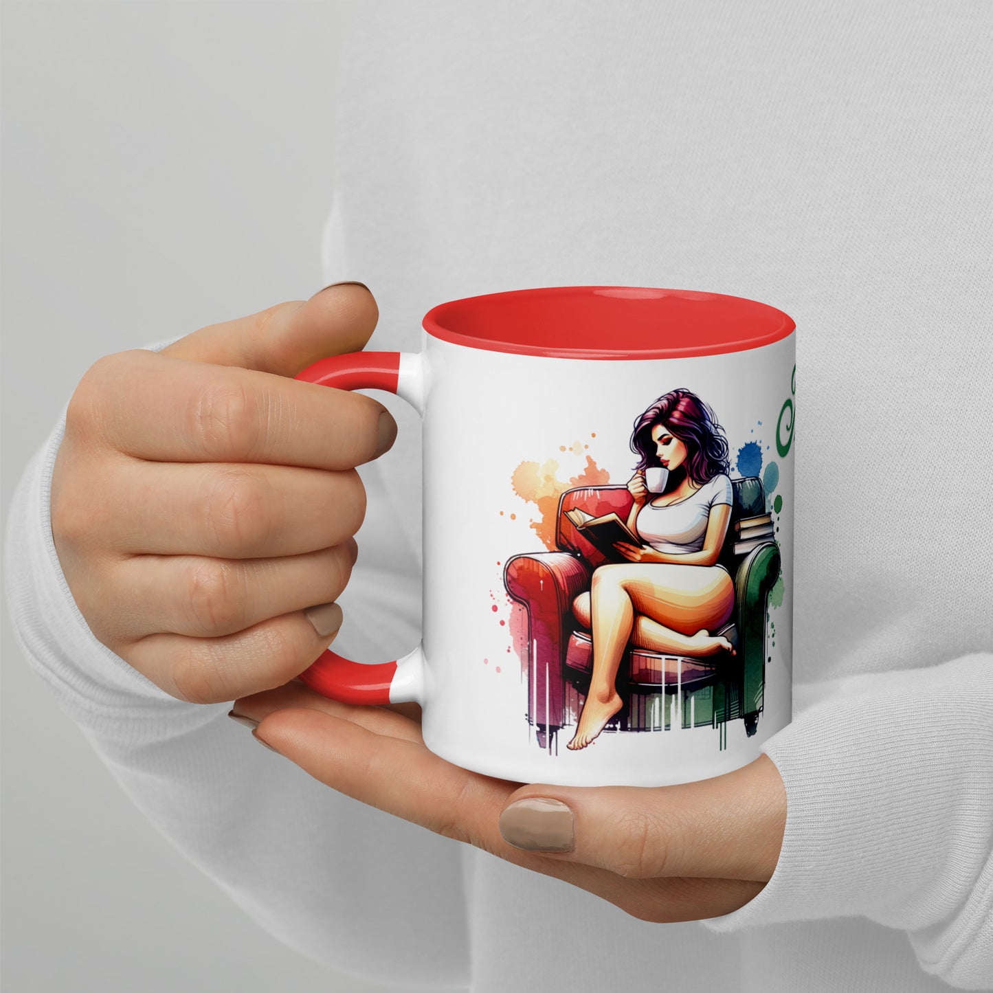 My Weekend Plans Mug with Color Inside