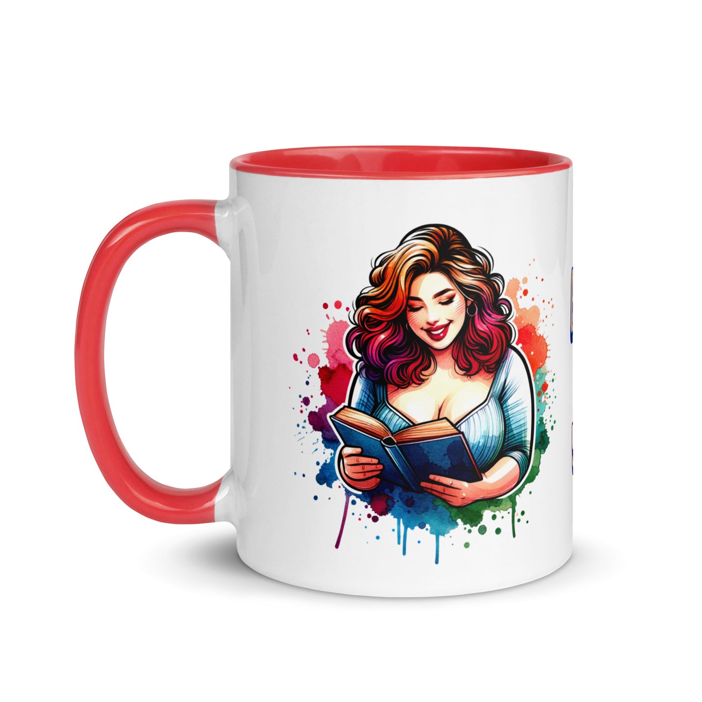 Books Make Me Happy, You Not So Much Mug with Color Inside