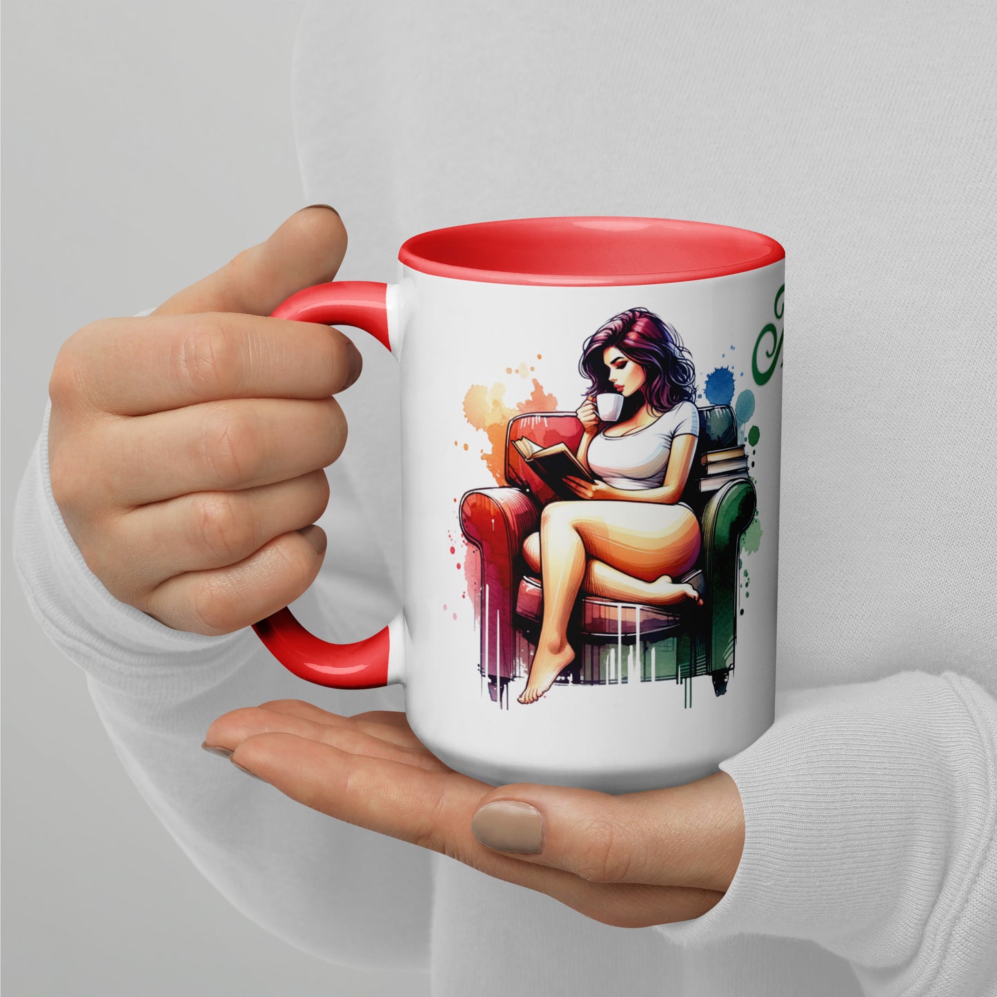 My Weekend Plans Mug with Color Inside