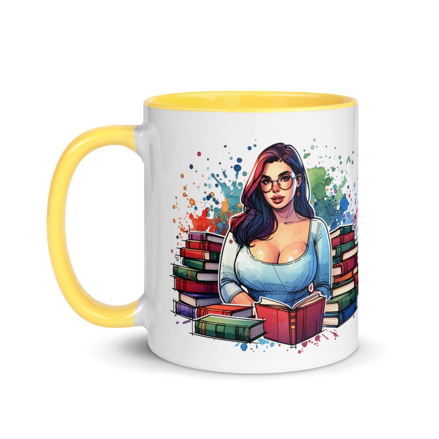Buy Me Books Mug with Color Inside