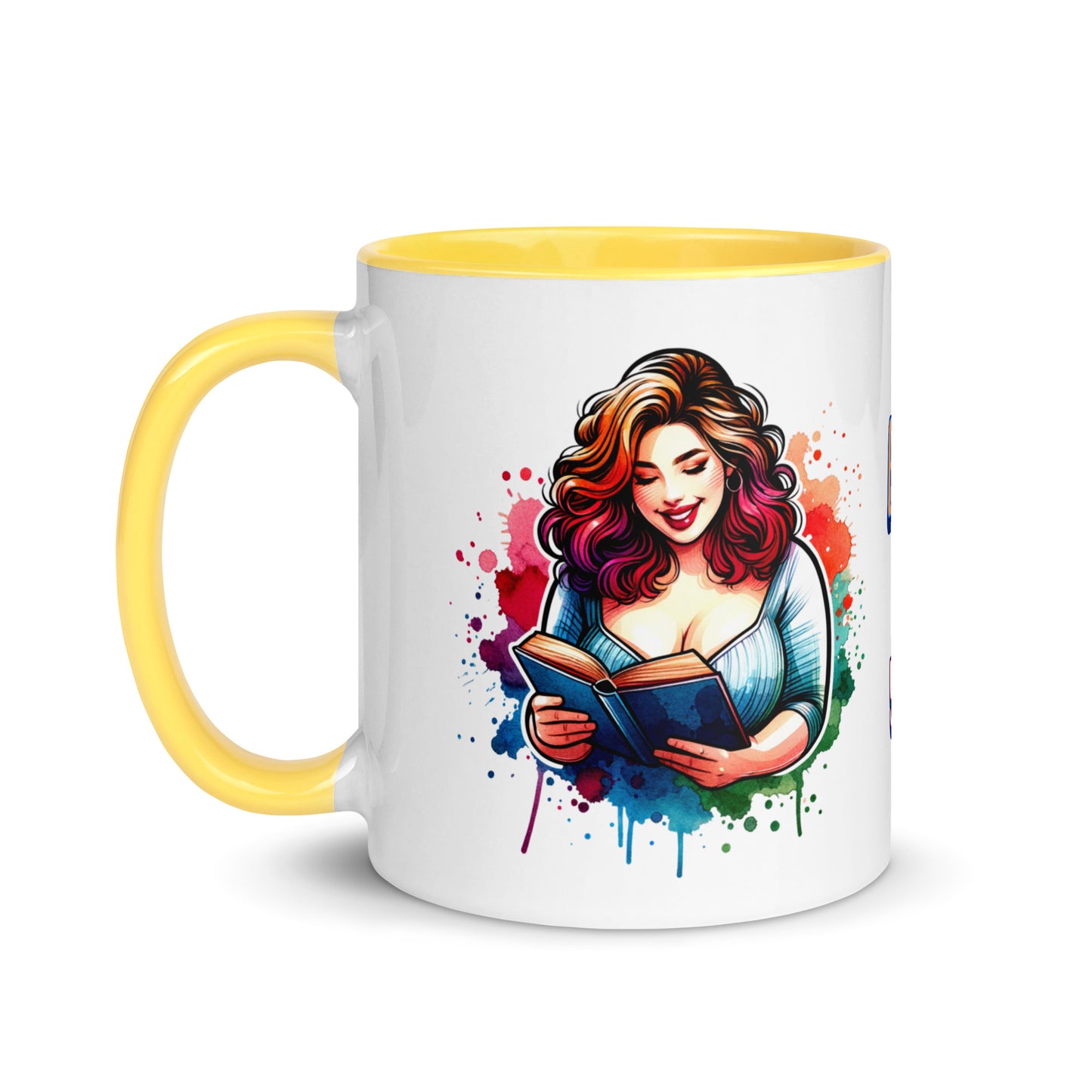Books Make Me Happy, You Not So Much Mug with Color Inside