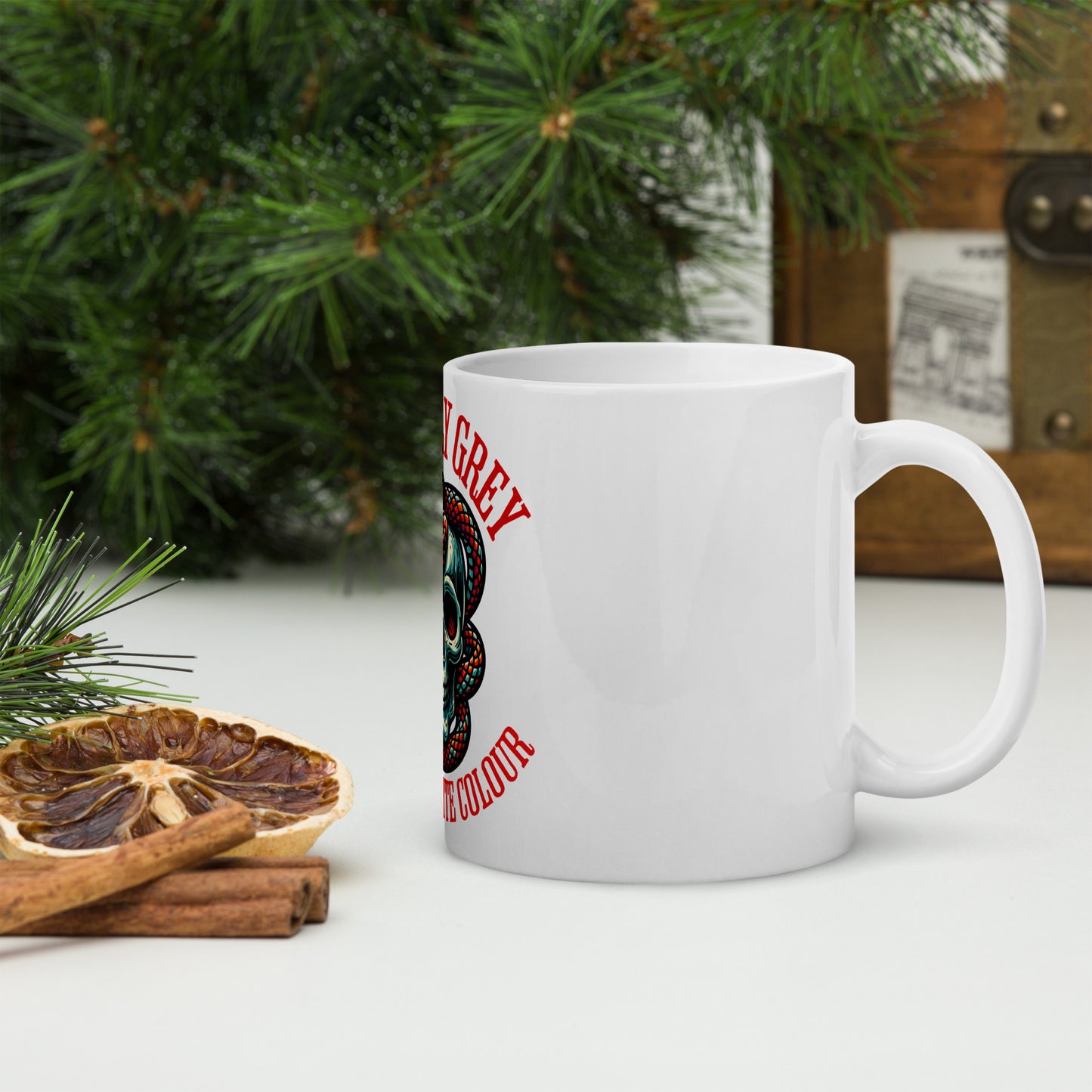 Morally Grey glossy mug - Bookslut Shirts