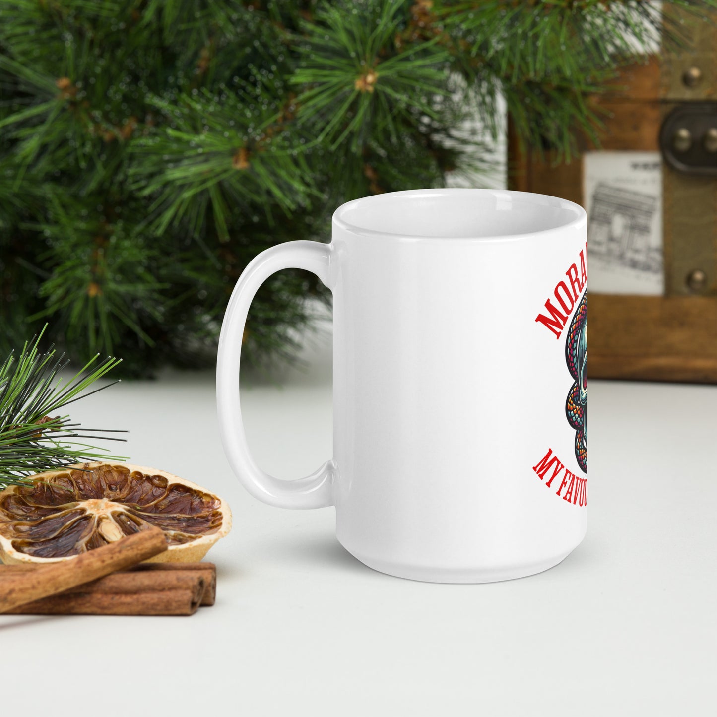 Morally Grey glossy mug - Bookslut Shirts