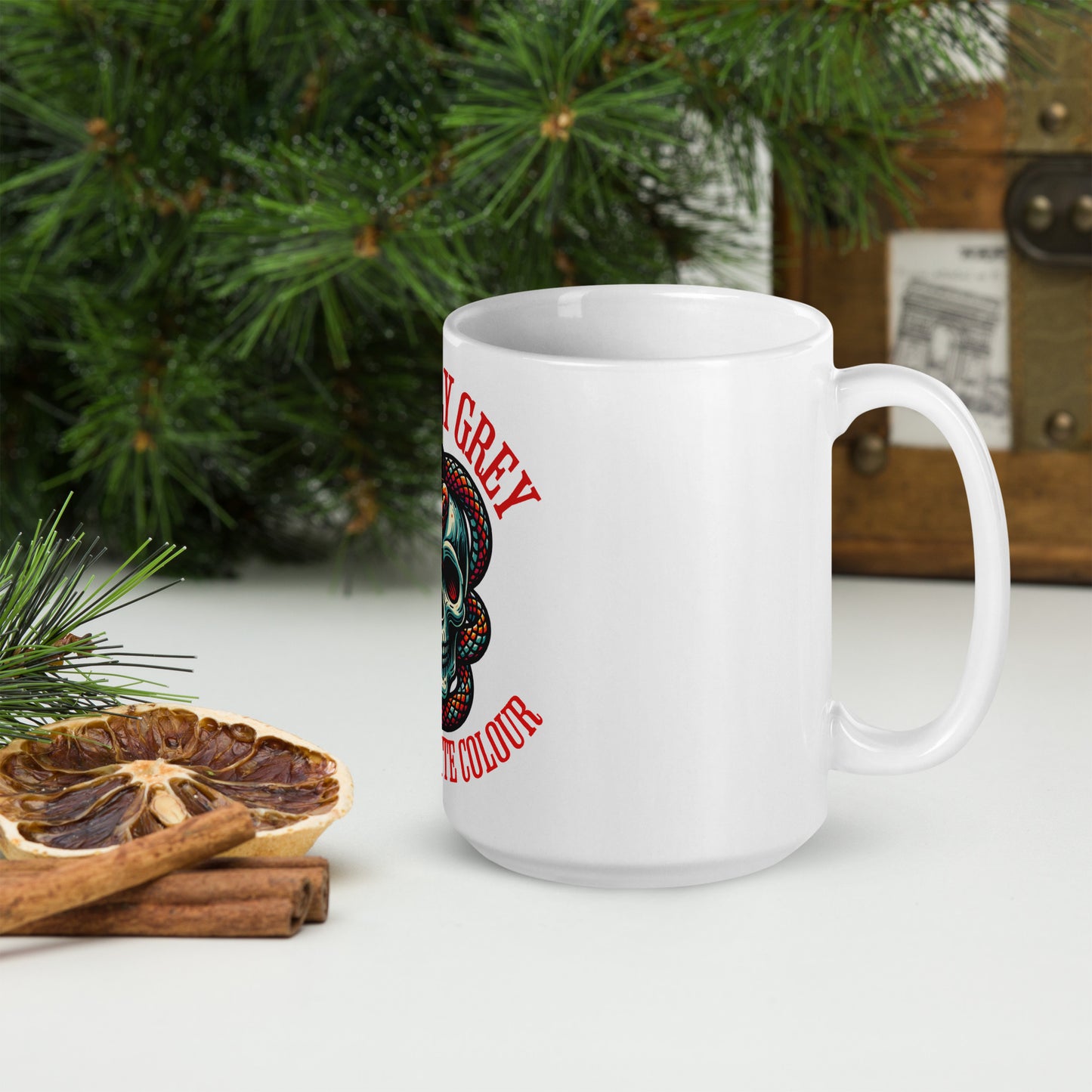 Morally Grey glossy mug - Bookslut Shirts