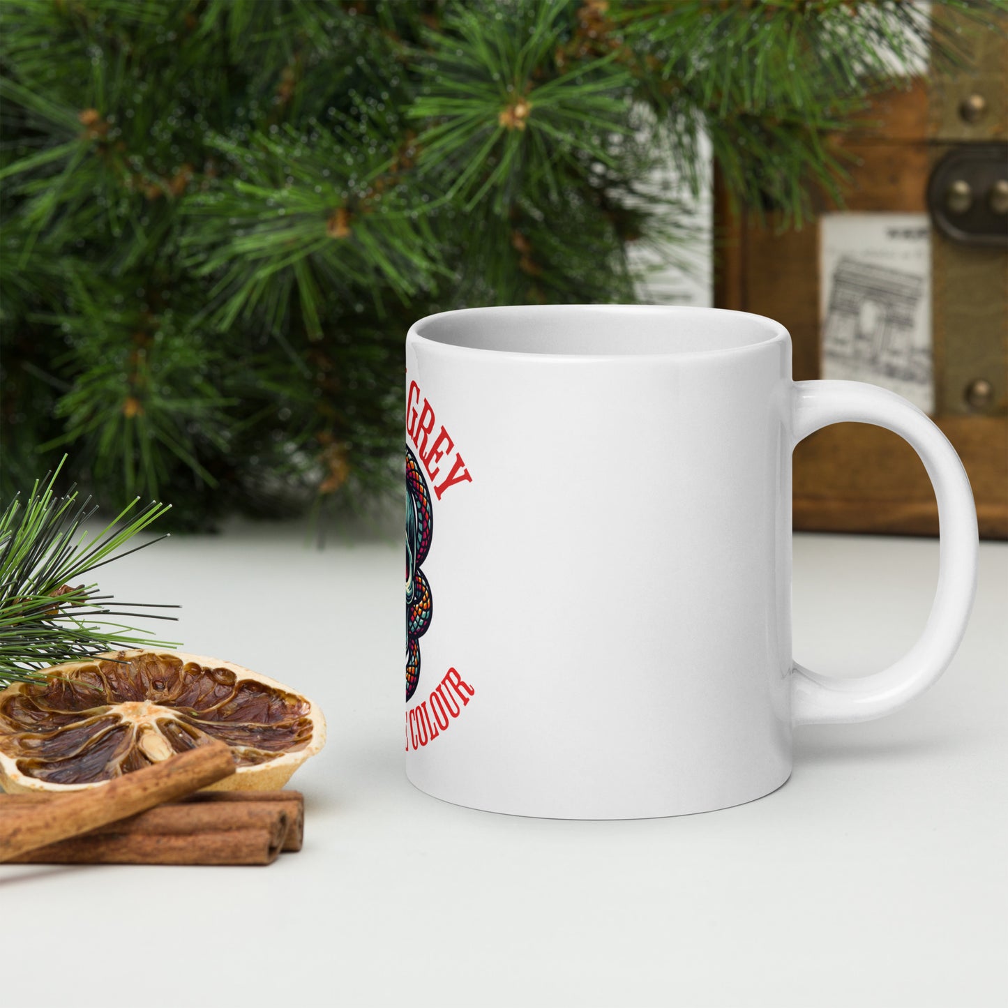 Morally Grey glossy mug - Bookslut Shirts