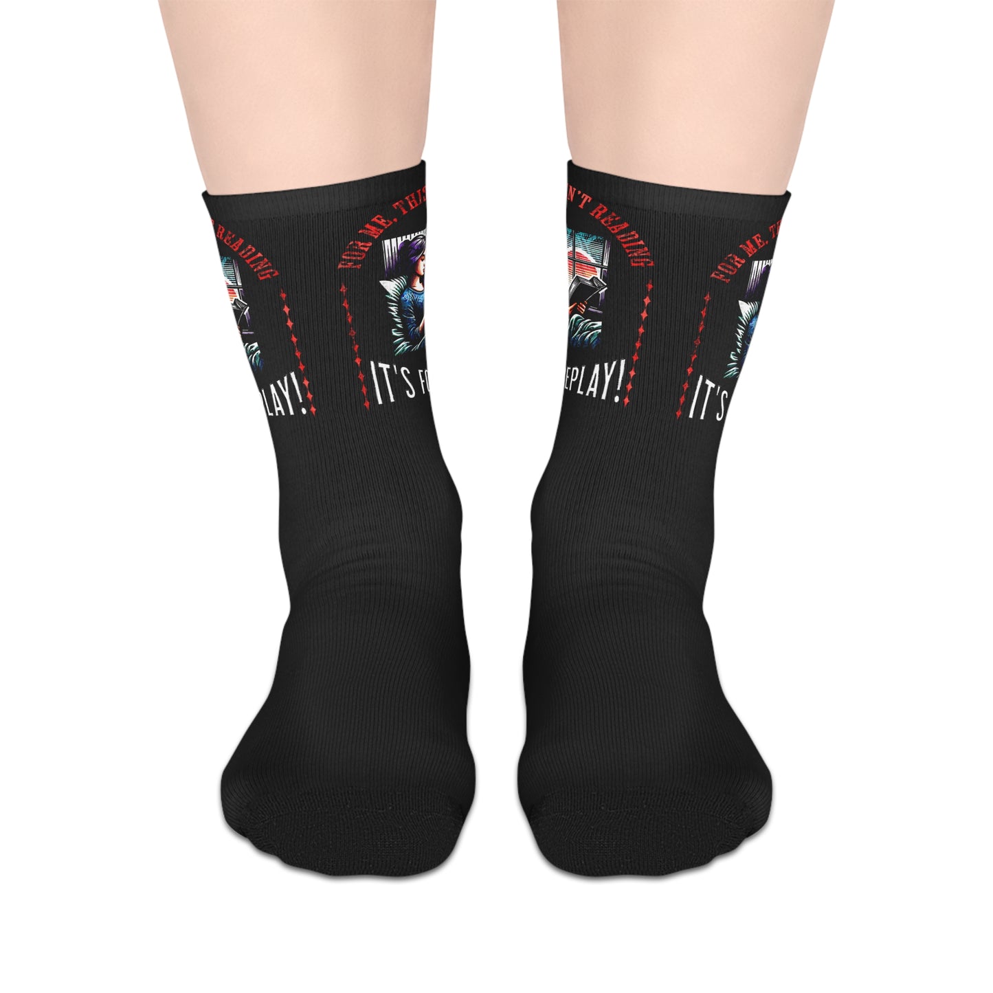 This ain't reading  Socks - Bookslut Shirts