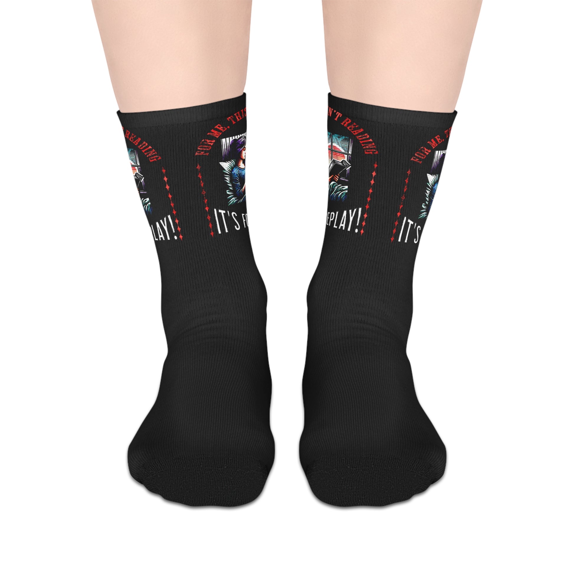 This ain't reading  Socks - Bookslut Shirts