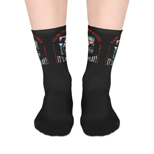 This ain't reading  Socks - Bookslut Shirts