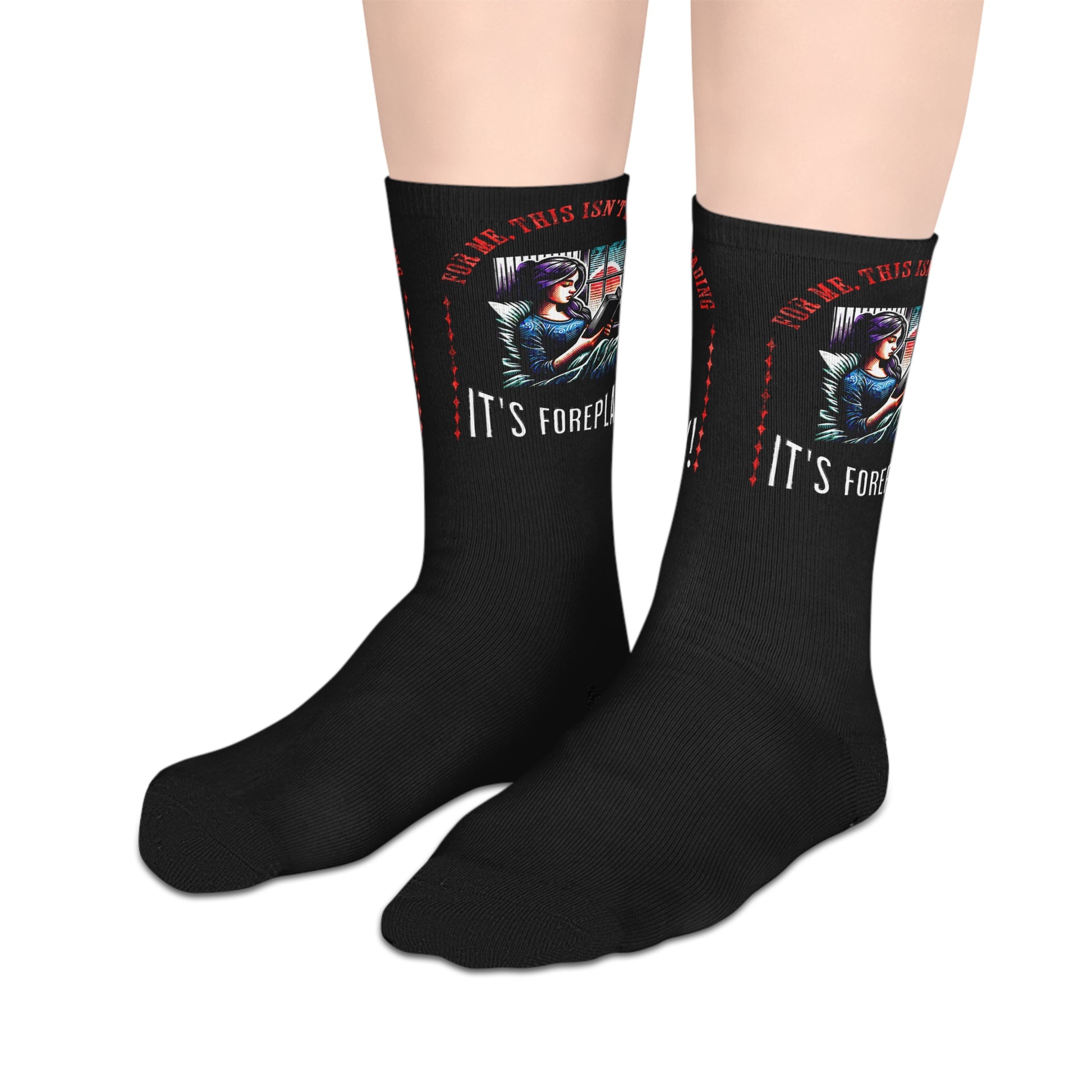 This ain't reading  Socks - Bookslut Shirts